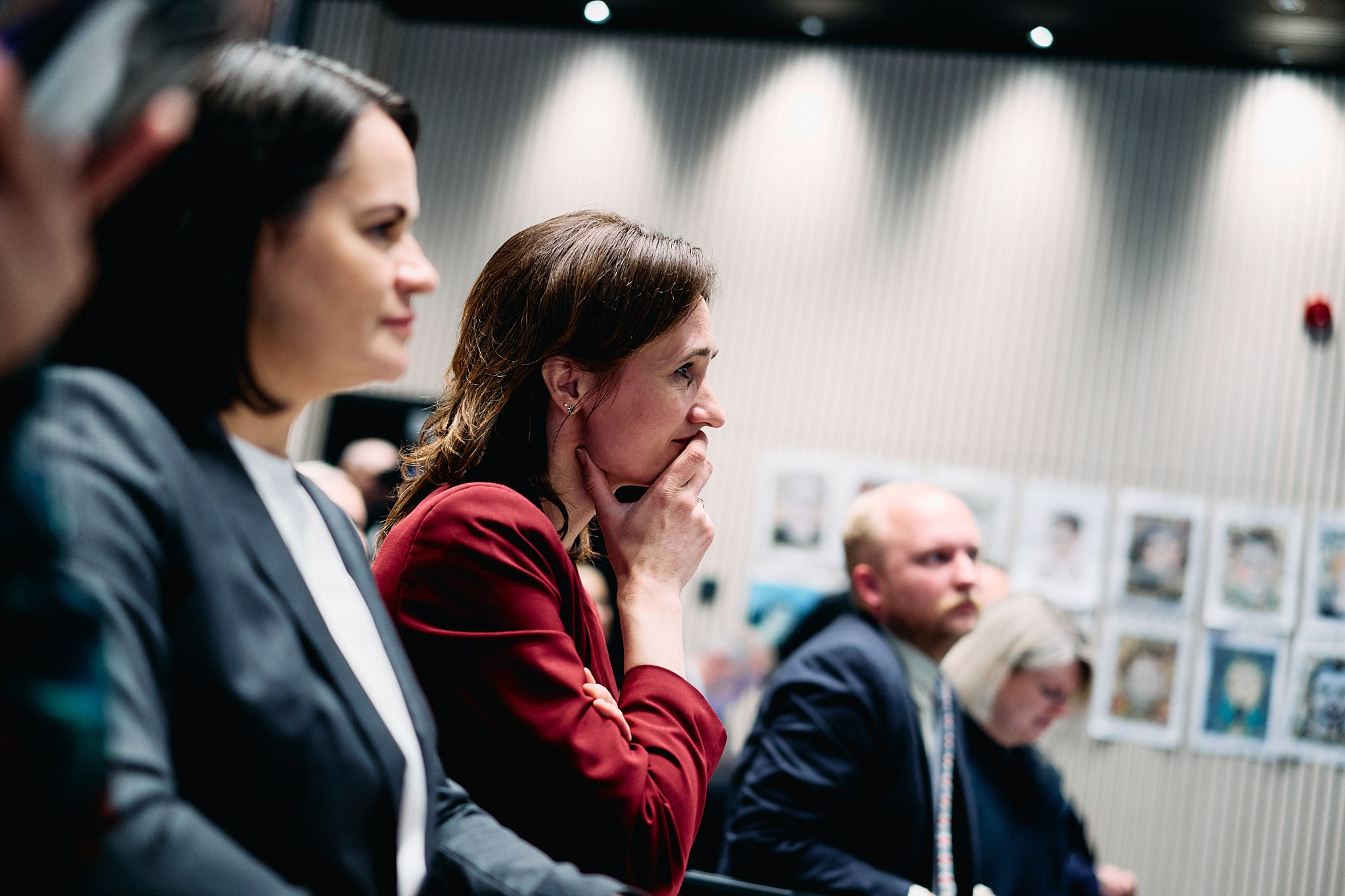 3rd Congress on Political Prisoners in Belarus. Photographer in Vilnius