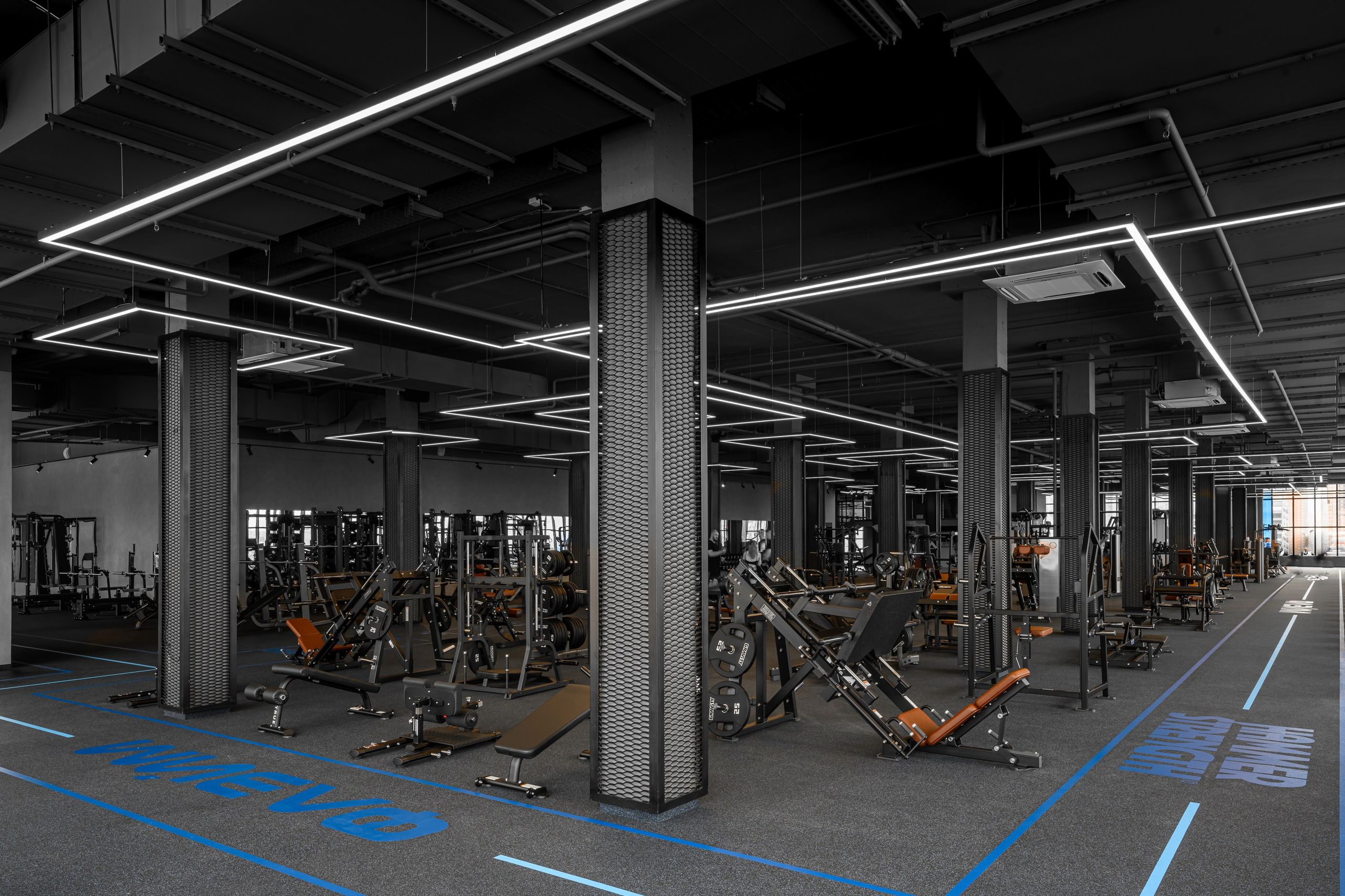 Flame fitness. Интерьерный фотограф Краснодар Денис Педань