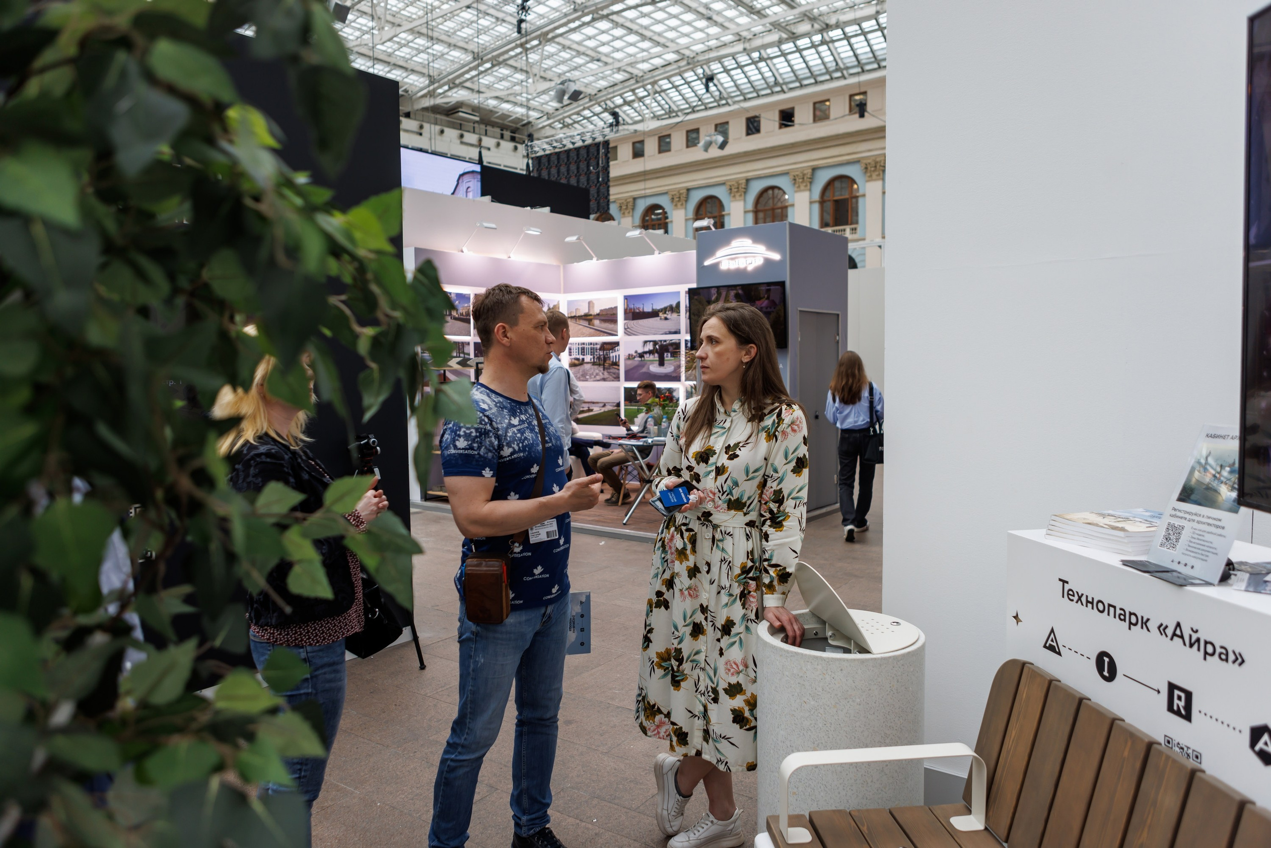 Съёмка стенда Технопарка «Айра». Фотограф на выставку в Москве