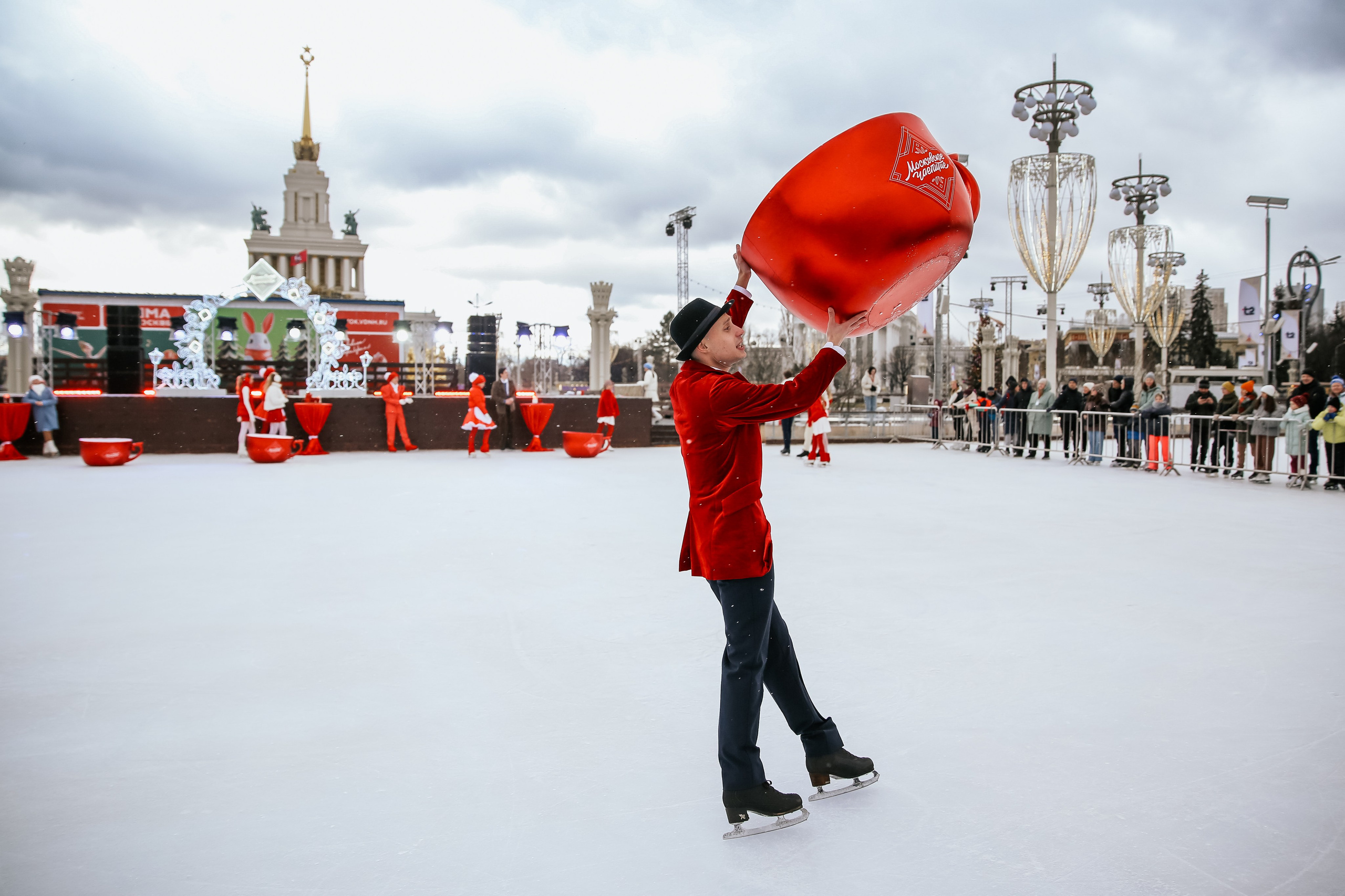 Ледовое шоу ВДНХ проект Московское чаепитие. Фотограф и видеограф Анна Домашенко