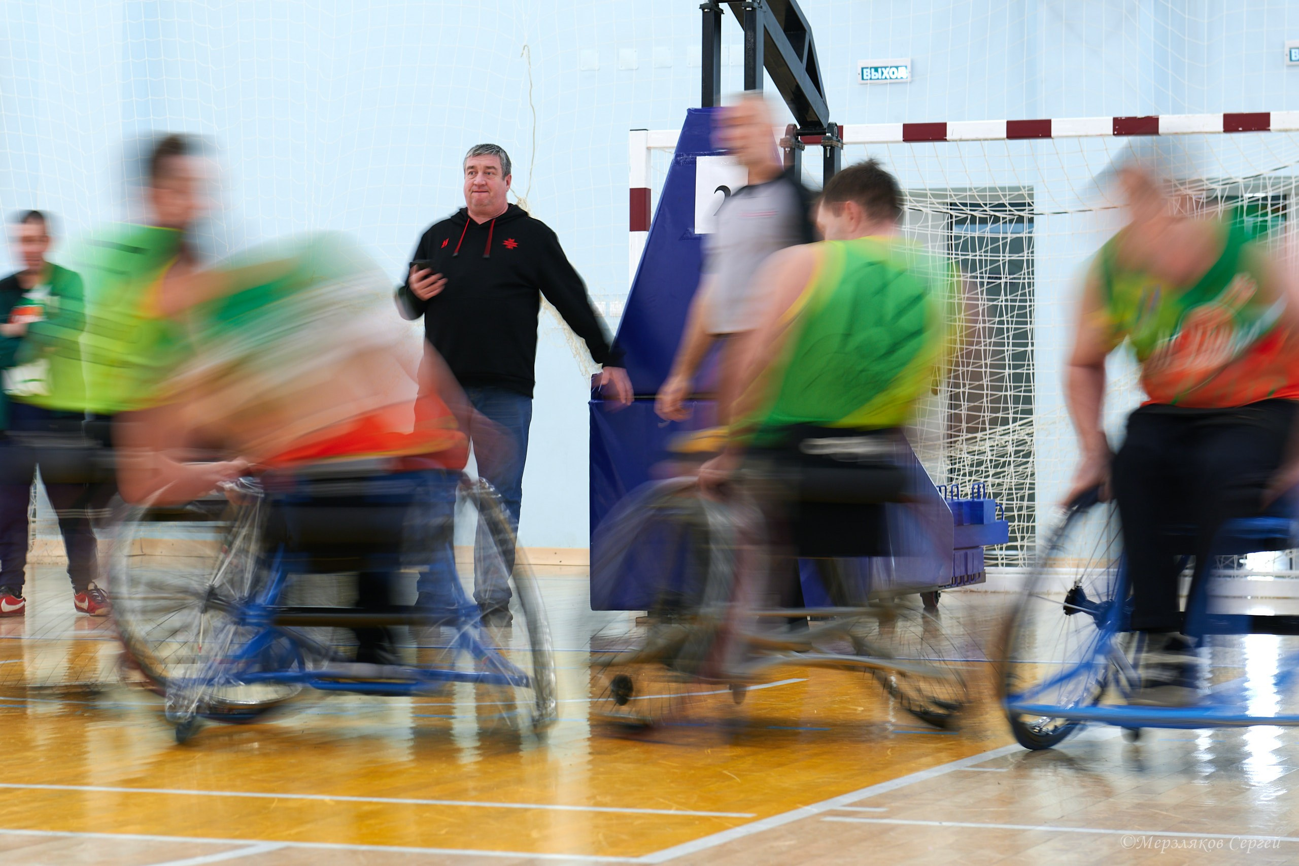X традиционный Рождественский турнир по баскетболу на колясках. Ижевск. Спортивный репортажный фотограф в Ижевске Сергей Мерзляков