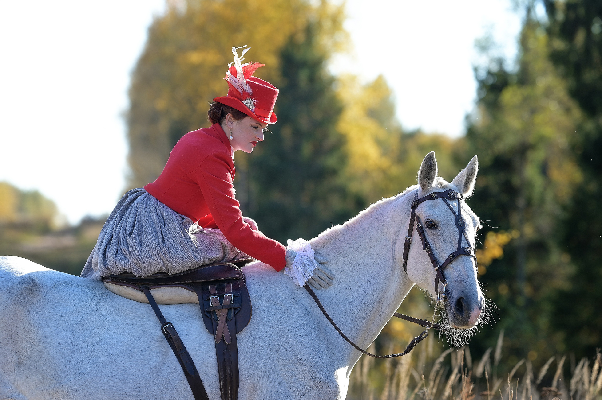Дамская верховая езда. Фотограф Юлия Милосердова