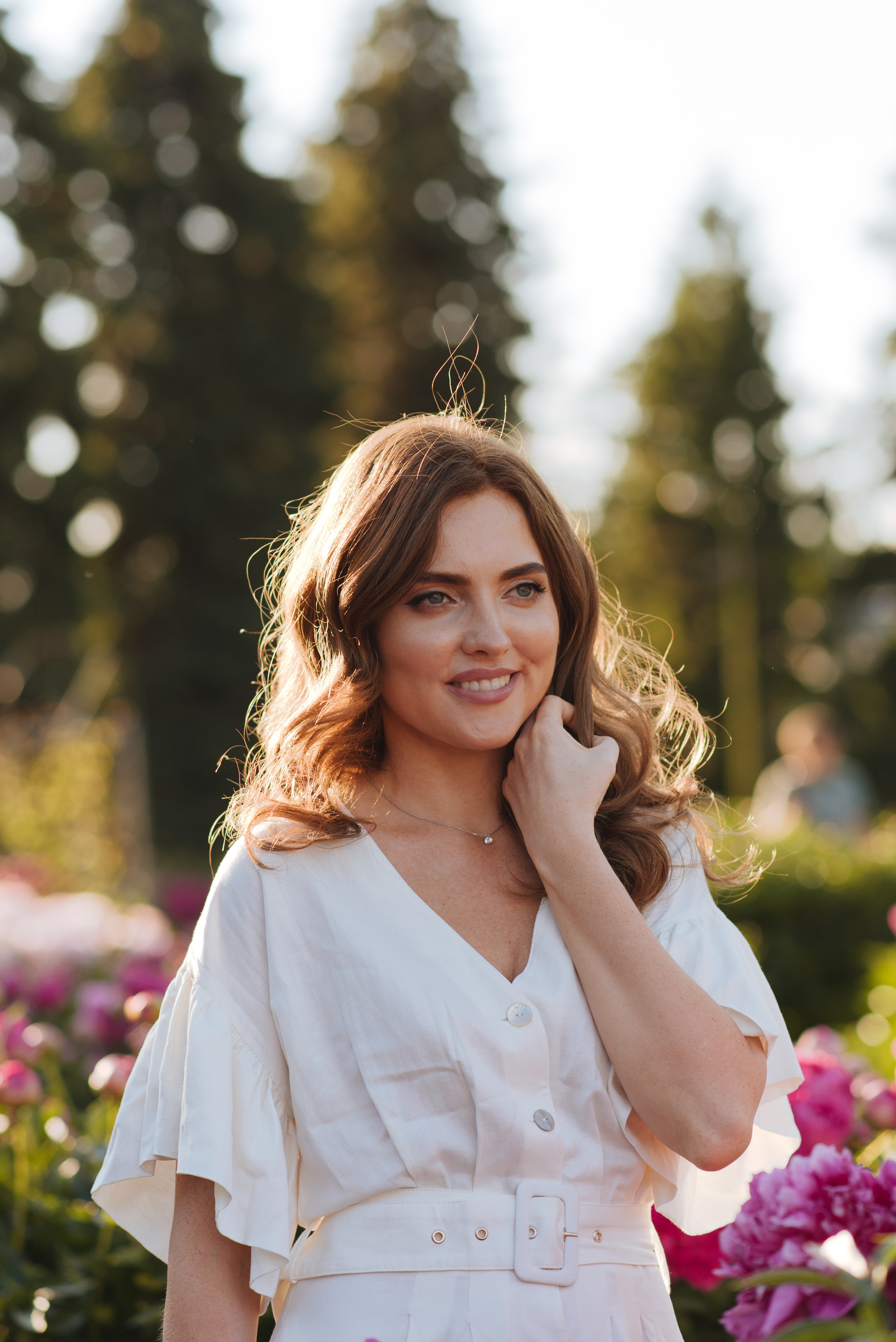 Алена, пионы. Свадебный фотограф в Москве Анна Полушина