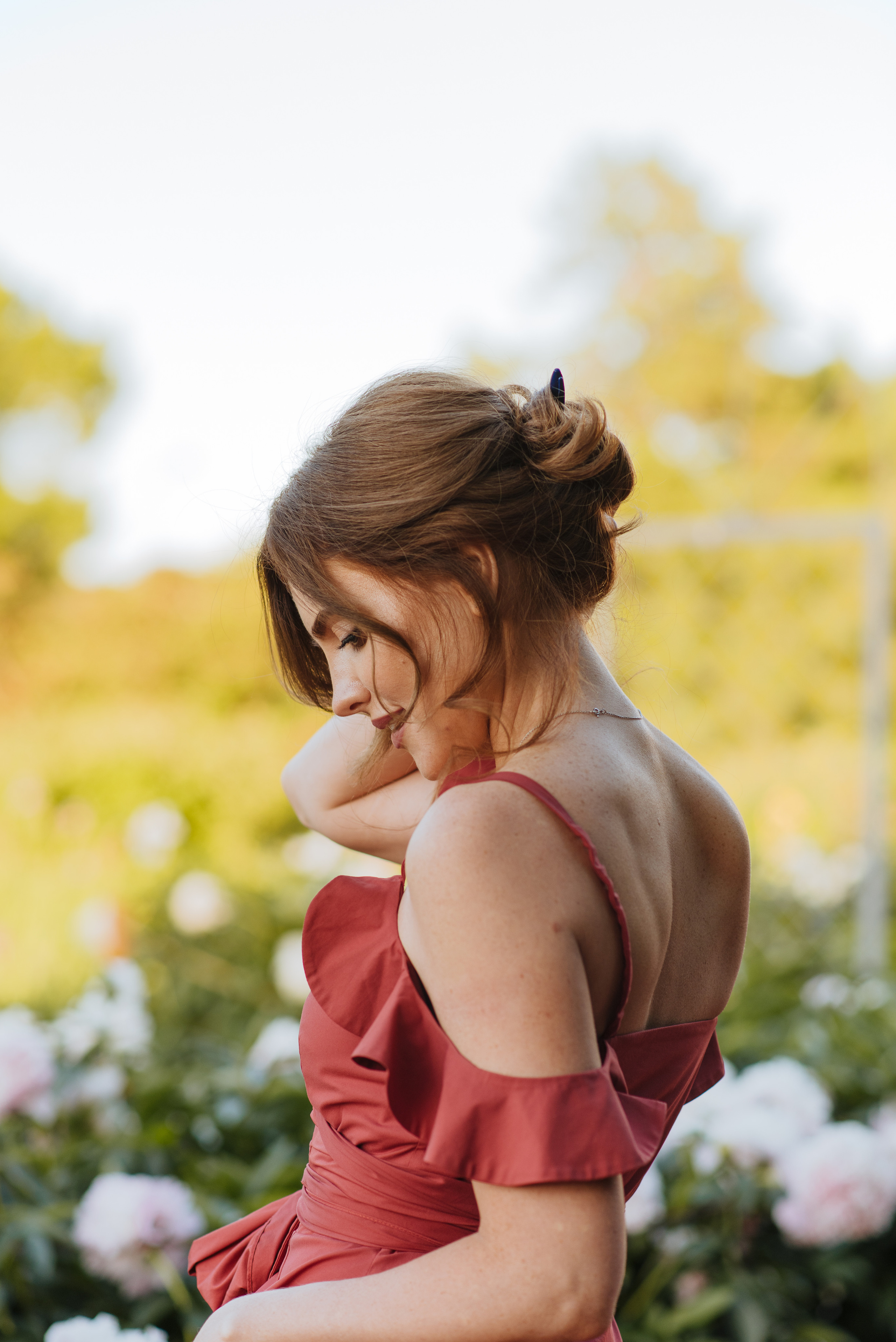 Алена, пионы. Свадебный фотограф в Москве Анна Полушина