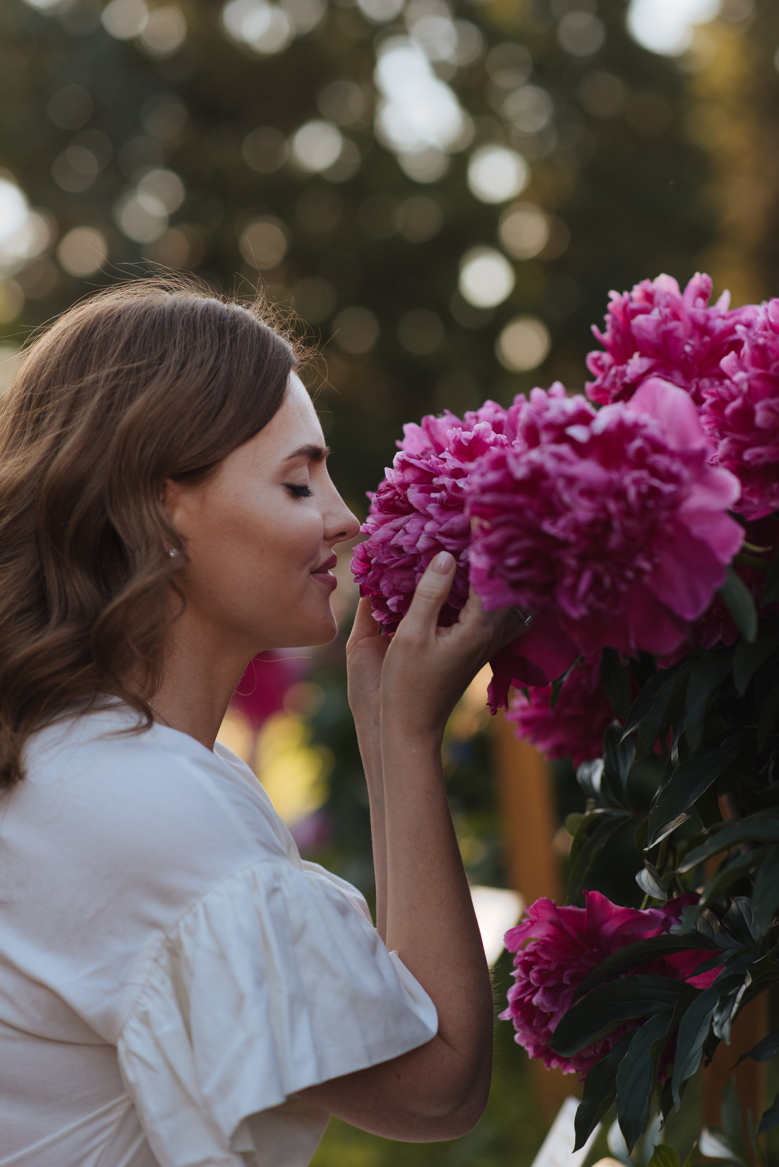 Алена, пионы. Свадебный фотограф в Москве Анна Полушина