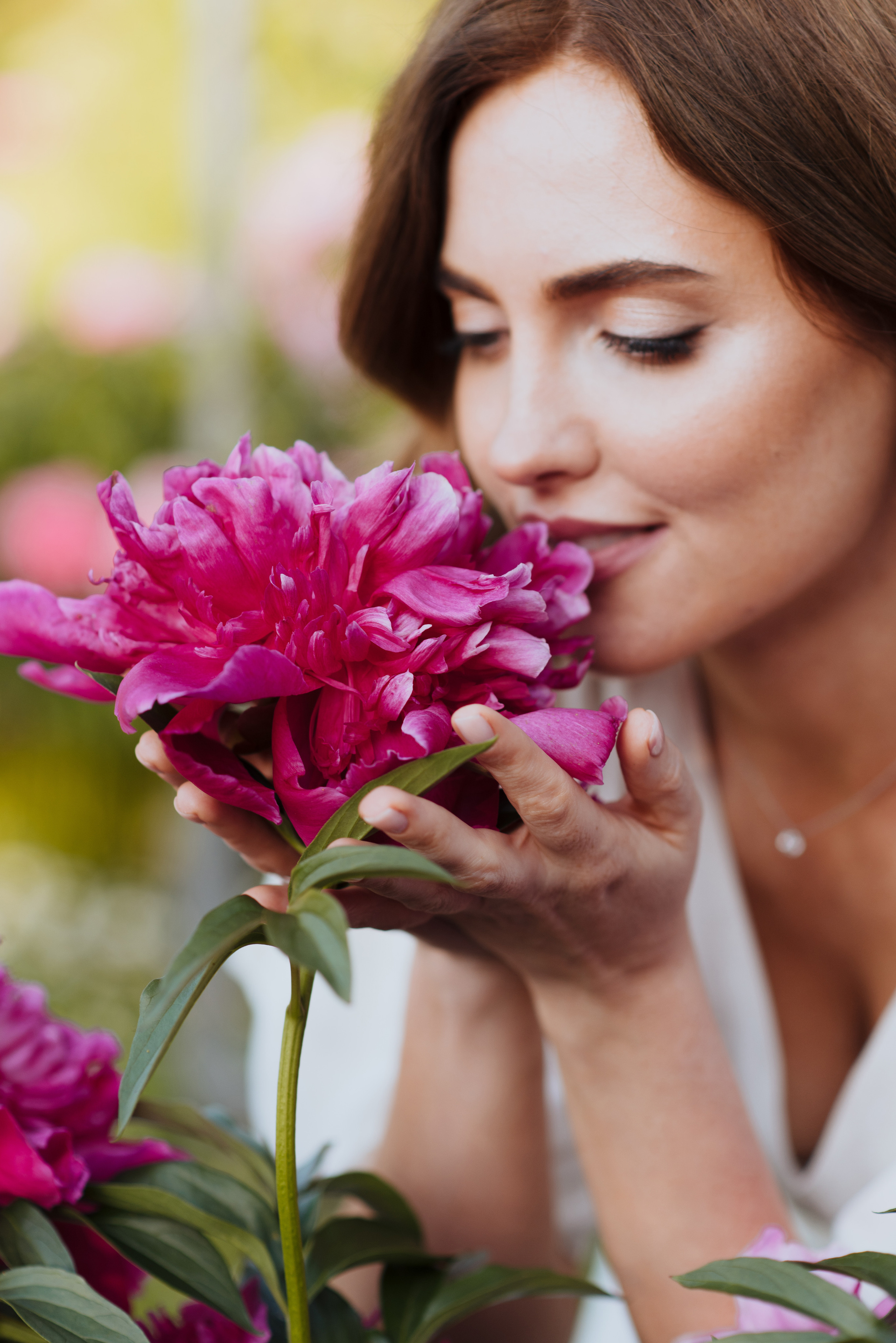 Алена, пионы. Свадебный фотограф в Москве Анна Полушина