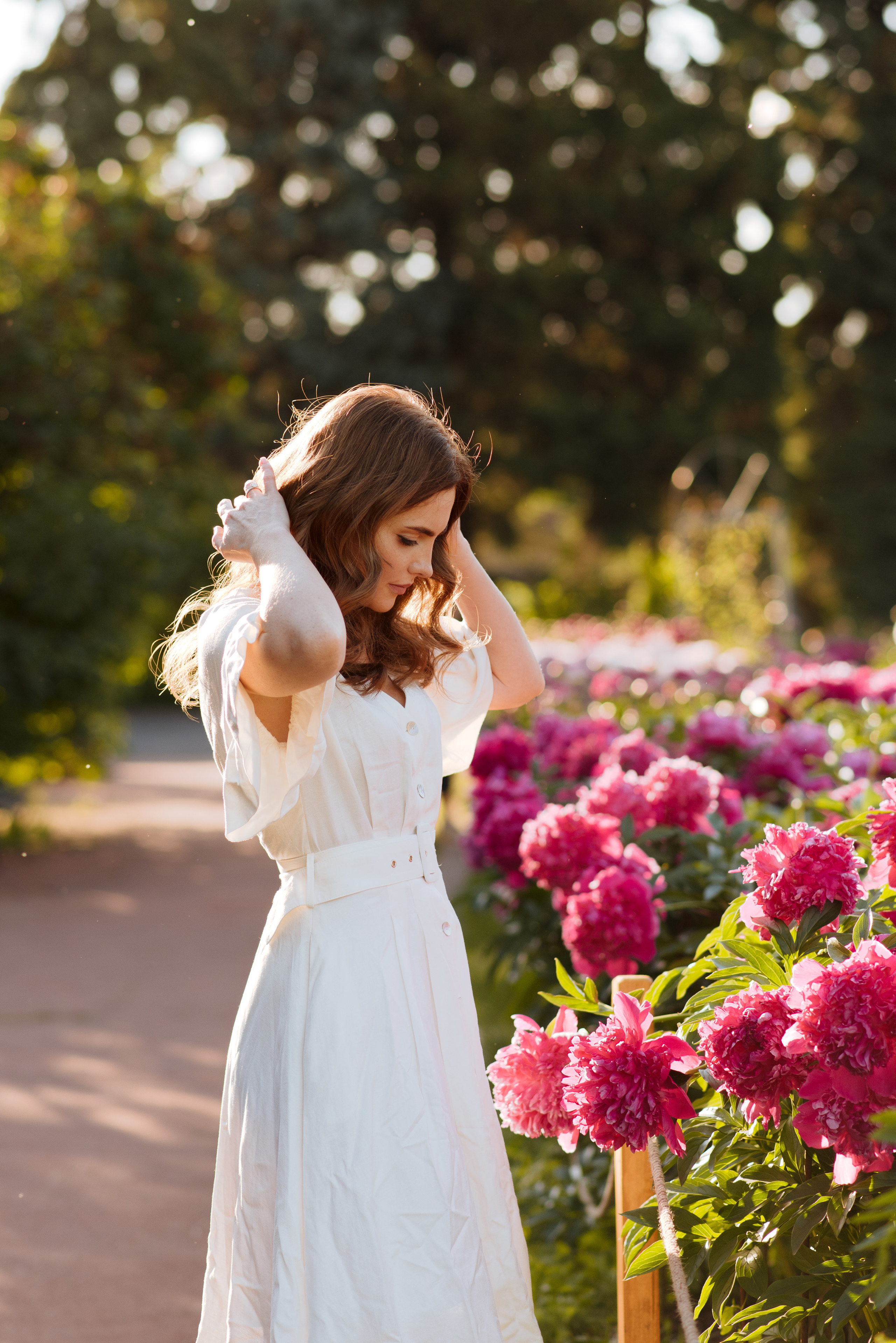 Алена, пионы. Свадебный фотограф в Москве Анна Полушина