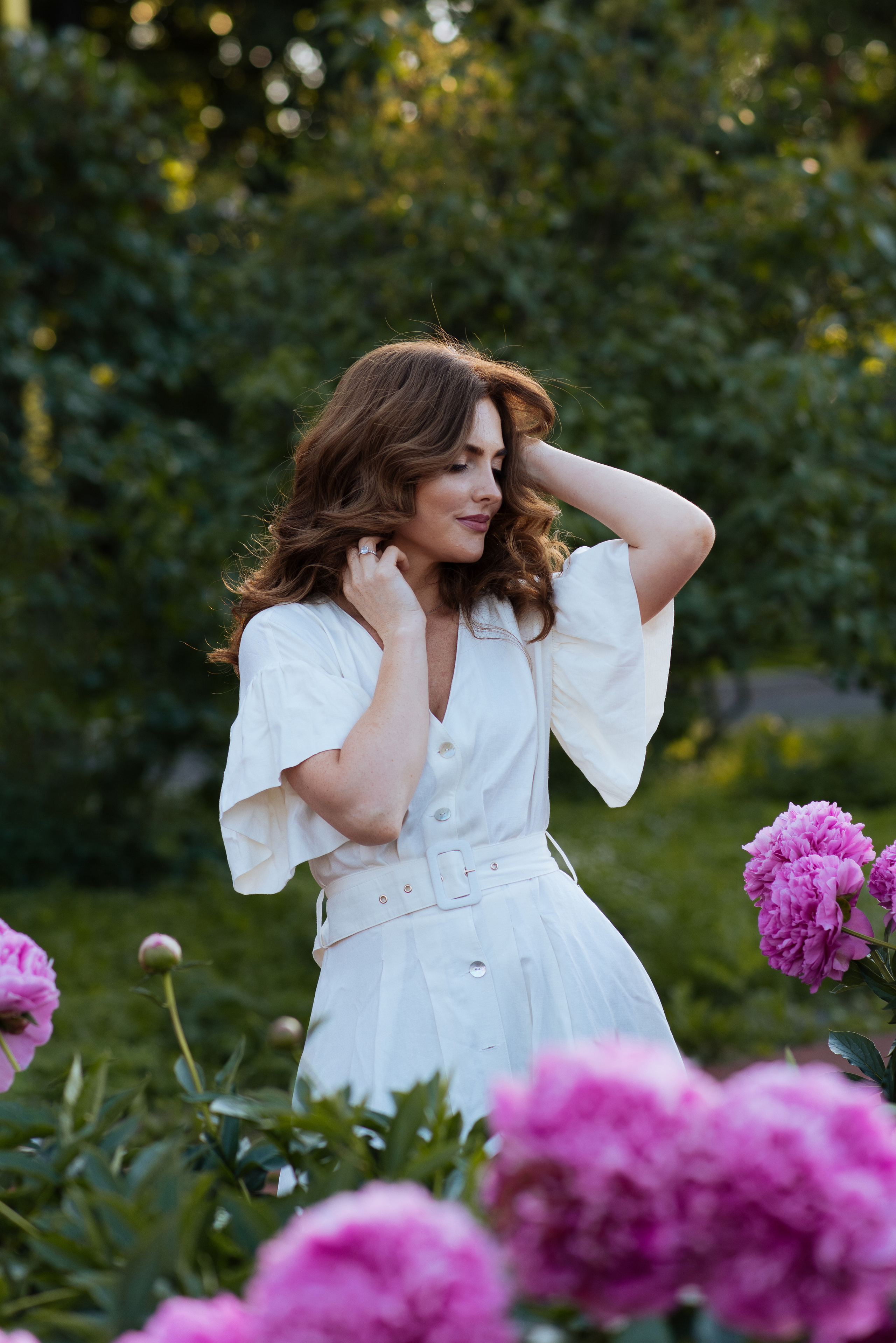 Алена, пионы. Свадебный фотограф в Москве Анна Полушина