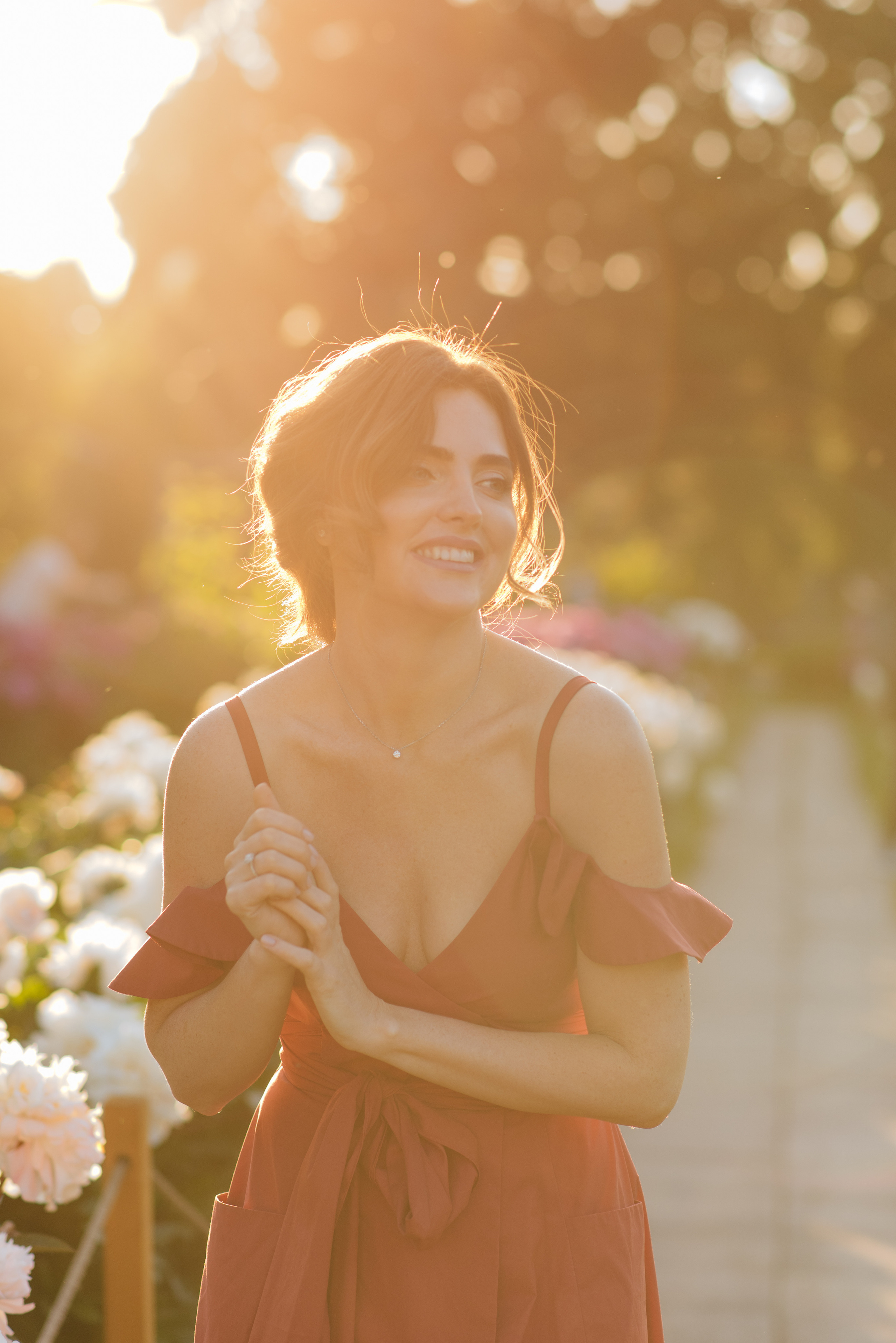 Алена, пионы. Свадебный фотограф в Москве Анна Полушина