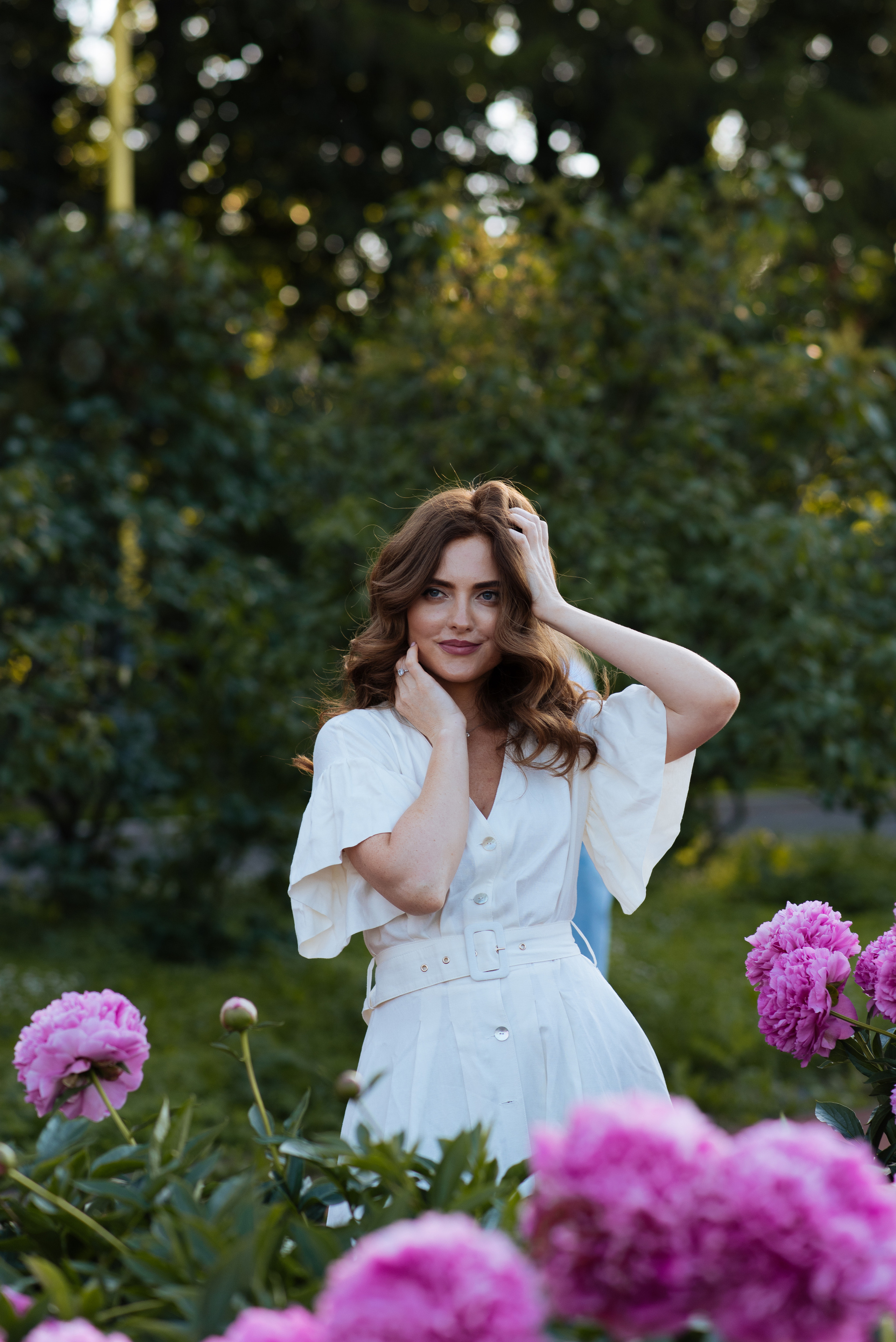 Алена, пионы. Свадебный фотограф в Москве Анна Полушина