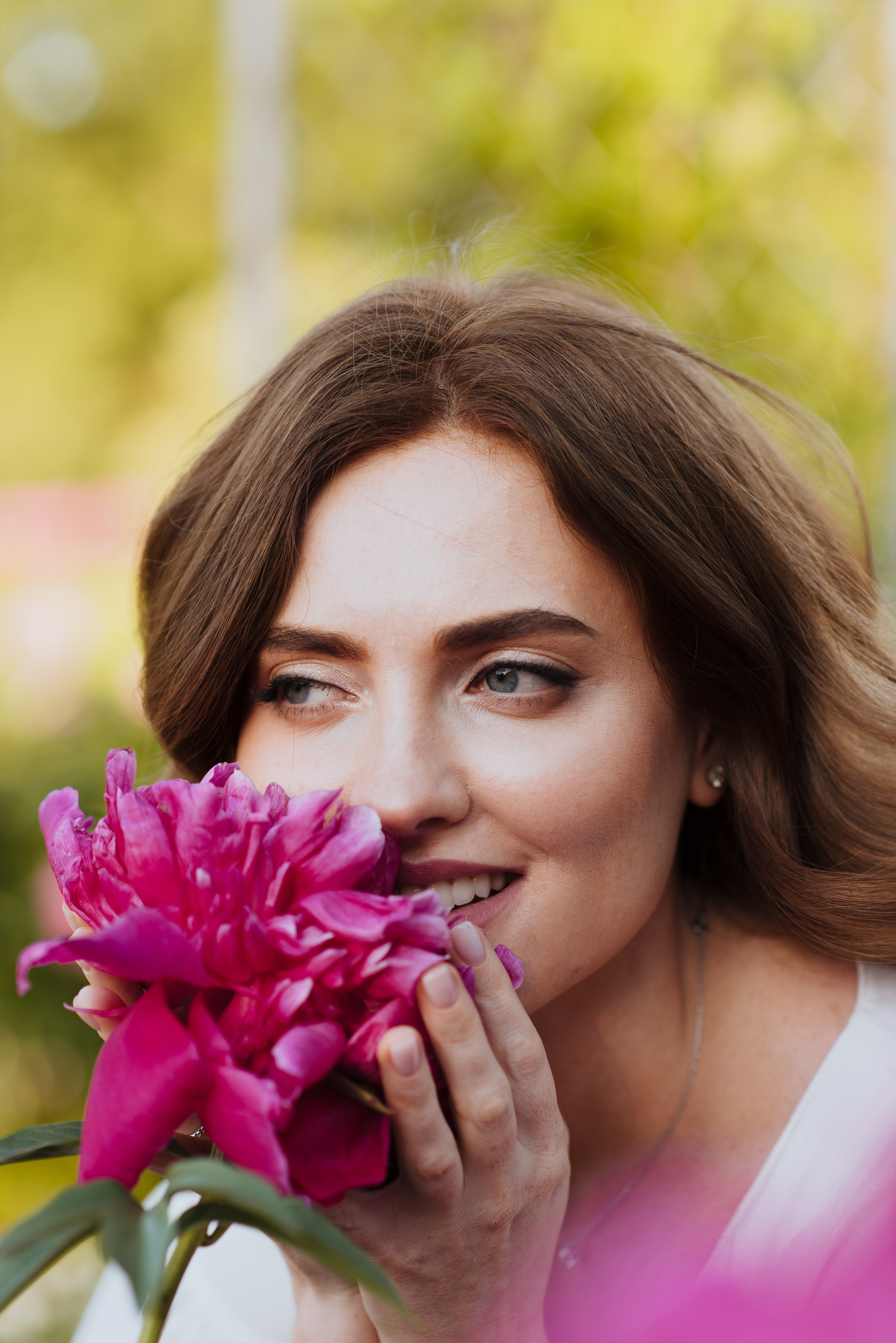 Алена, пионы. Свадебный фотограф в Москве Анна Полушина