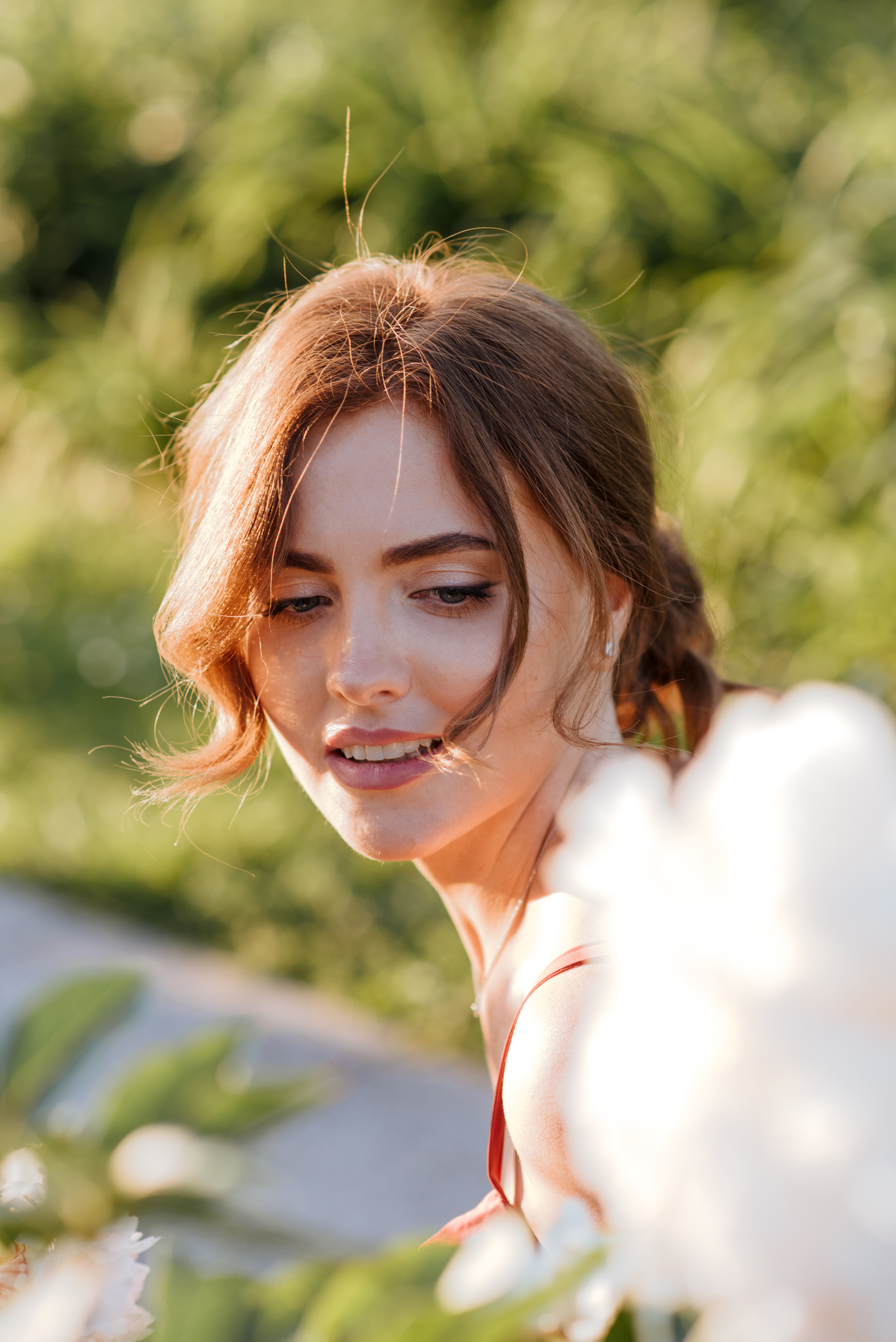 Алена, пионы. Свадебный фотограф в Москве Анна Полушина