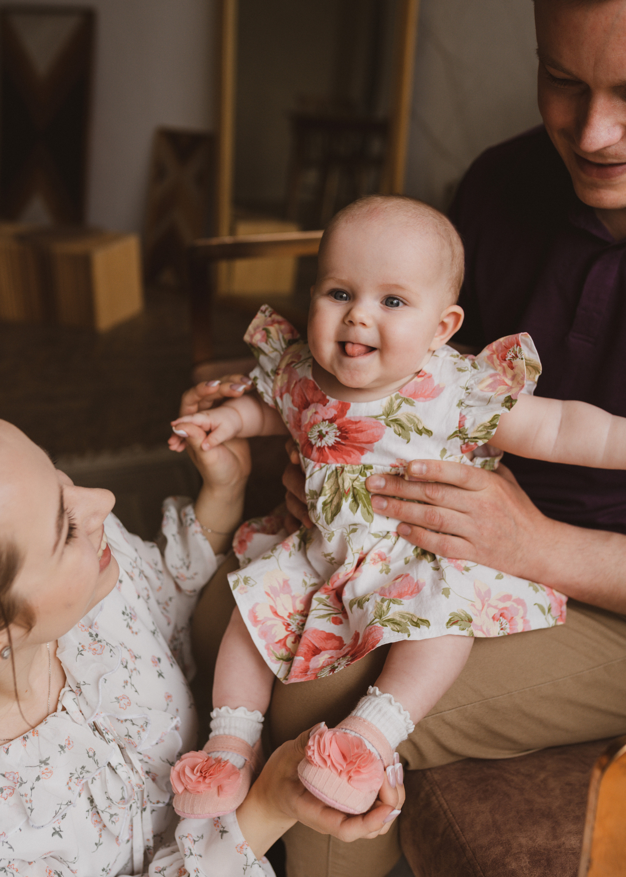 Семейная фотосессия в студии в Москве, семейный фотограф Анна Полушина. Свадебный фотограф в Москве Анна Полушина