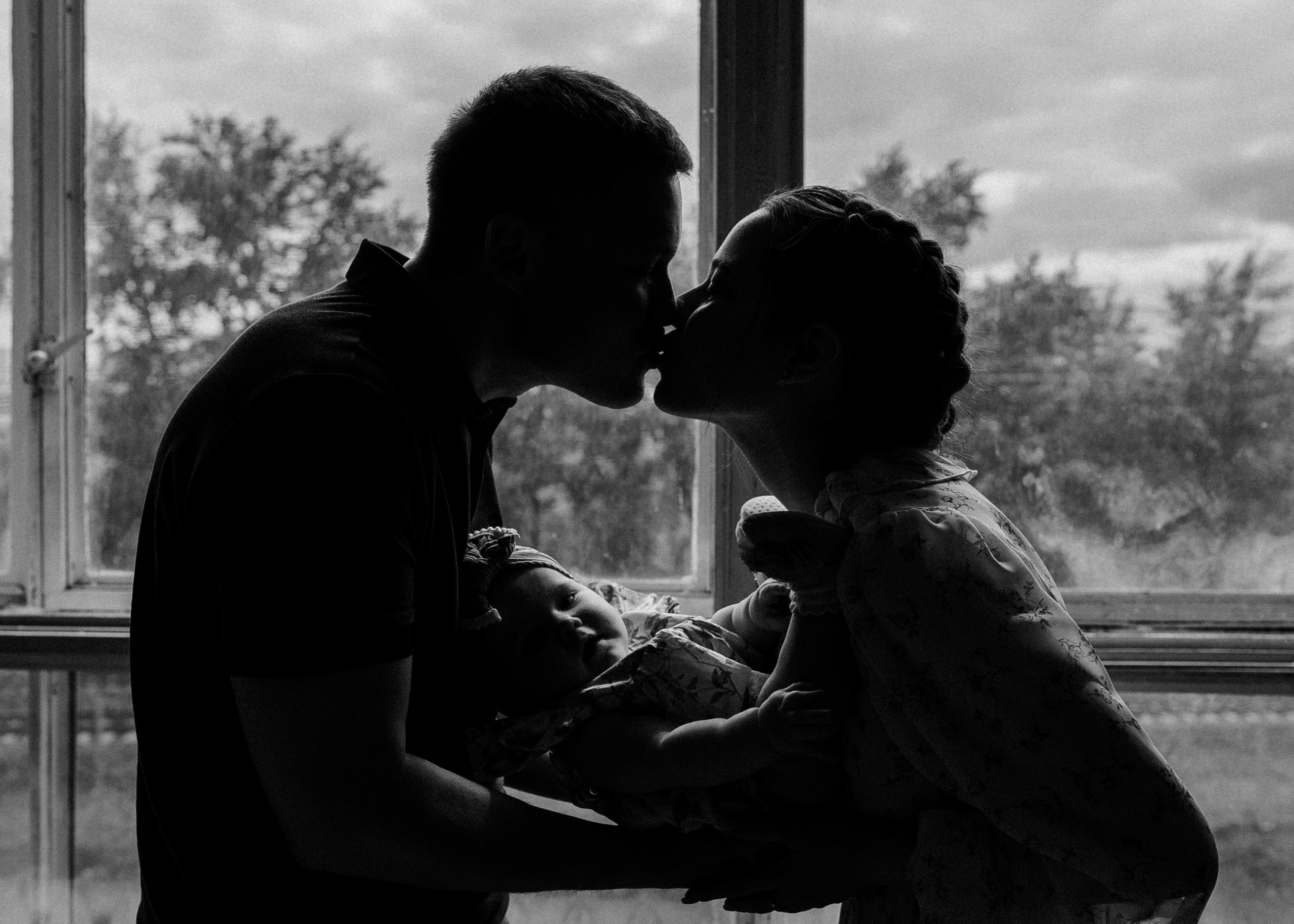 Семейная фотосессия в студии в Москве, семейный фотограф Анна Полушина. Свадебный фотограф в Москве Анна Полушина