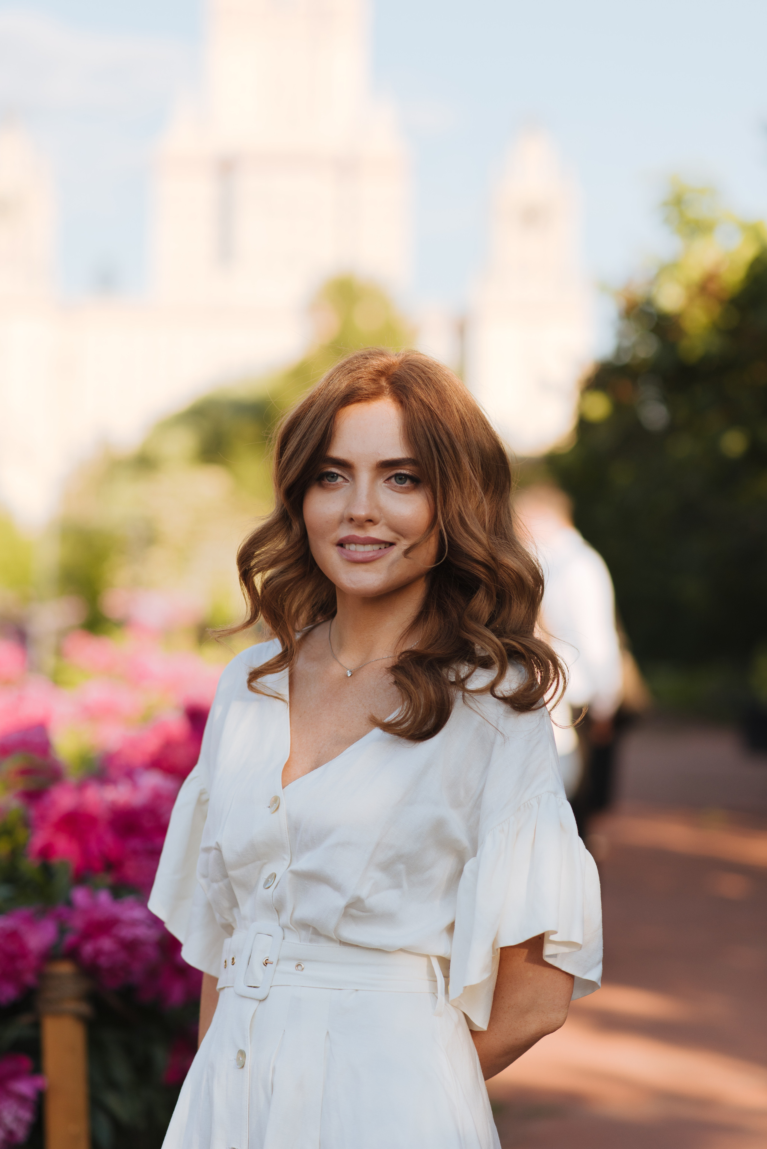 Алена, пионы. Свадебный фотограф в Москве Анна Полушина