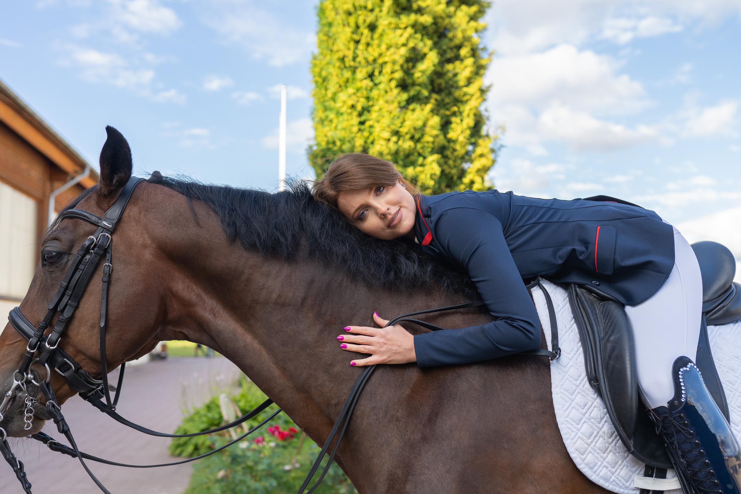 Алена, конный клуб Новый век. Свадебный фотограф в Москве Анна Полушина