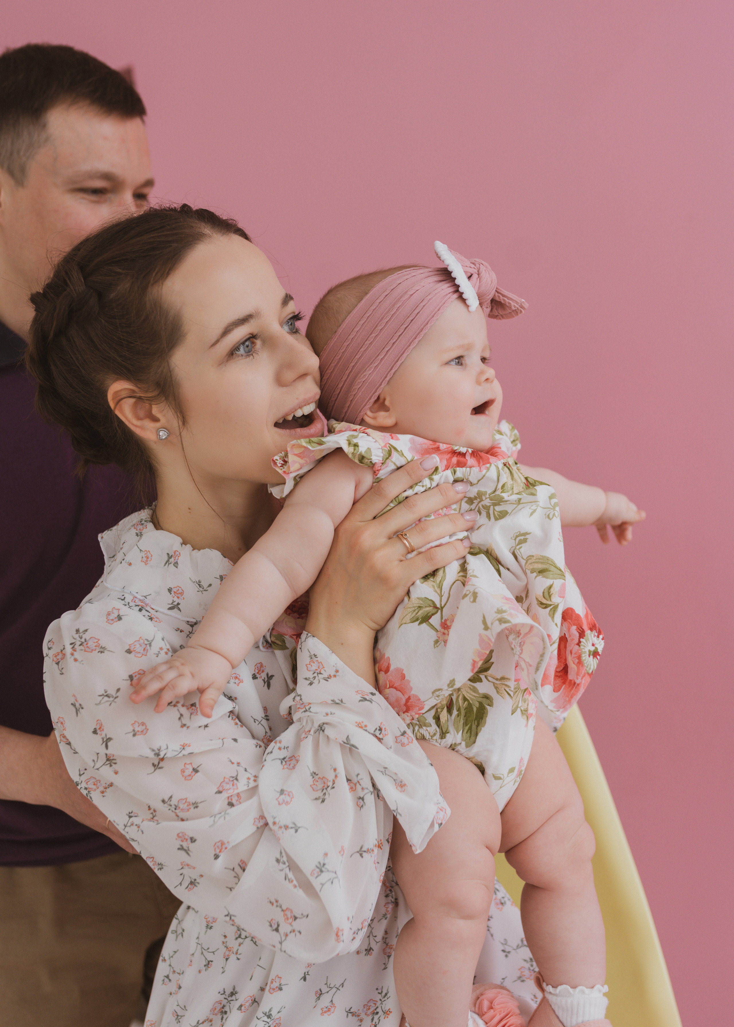 Семейная фотосессия в студии в Москве, семейный фотограф Анна Полушина. Свадебный фотограф в Москве Анна Полушина