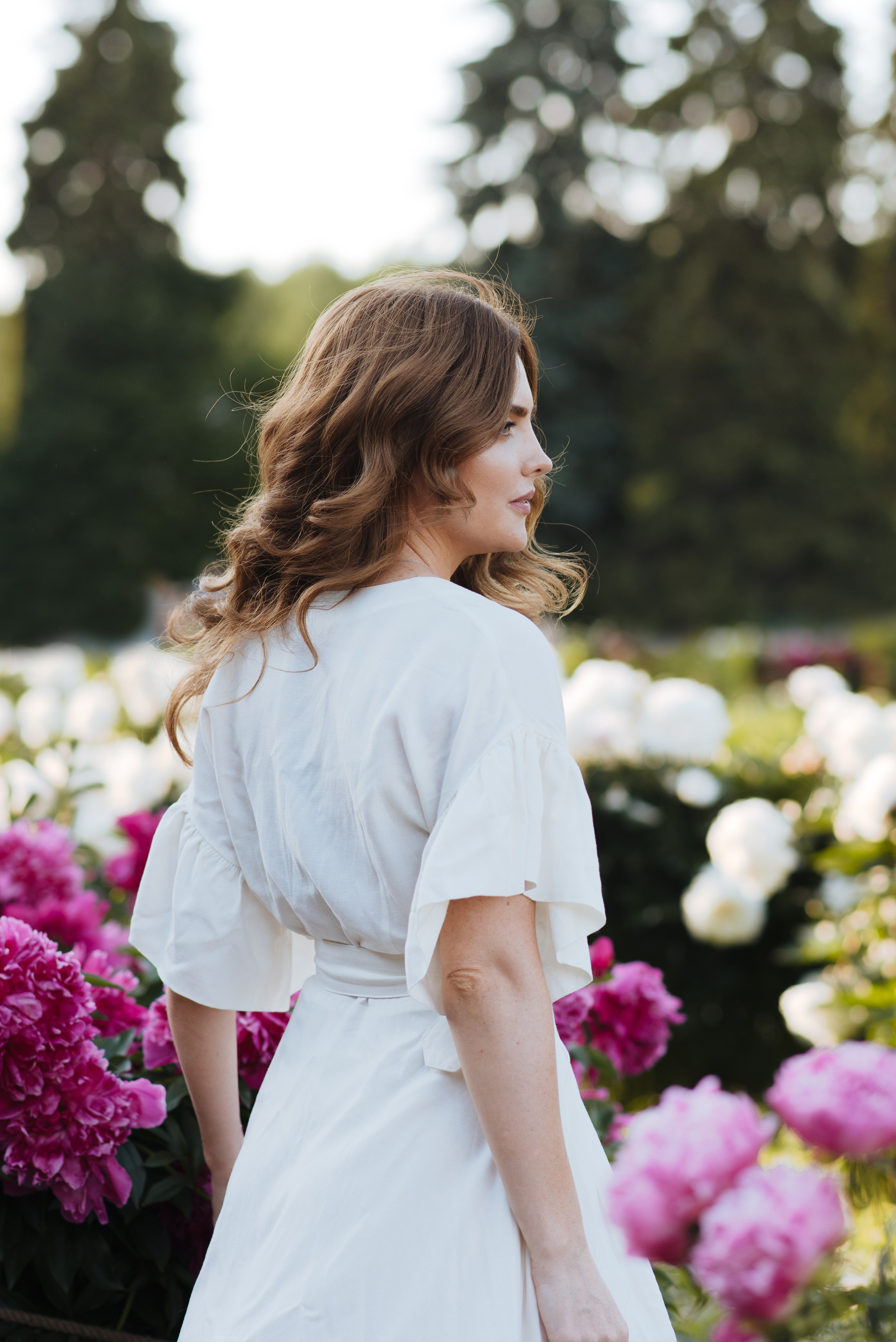 Алена, пионы. Свадебный фотограф в Москве Анна Полушина