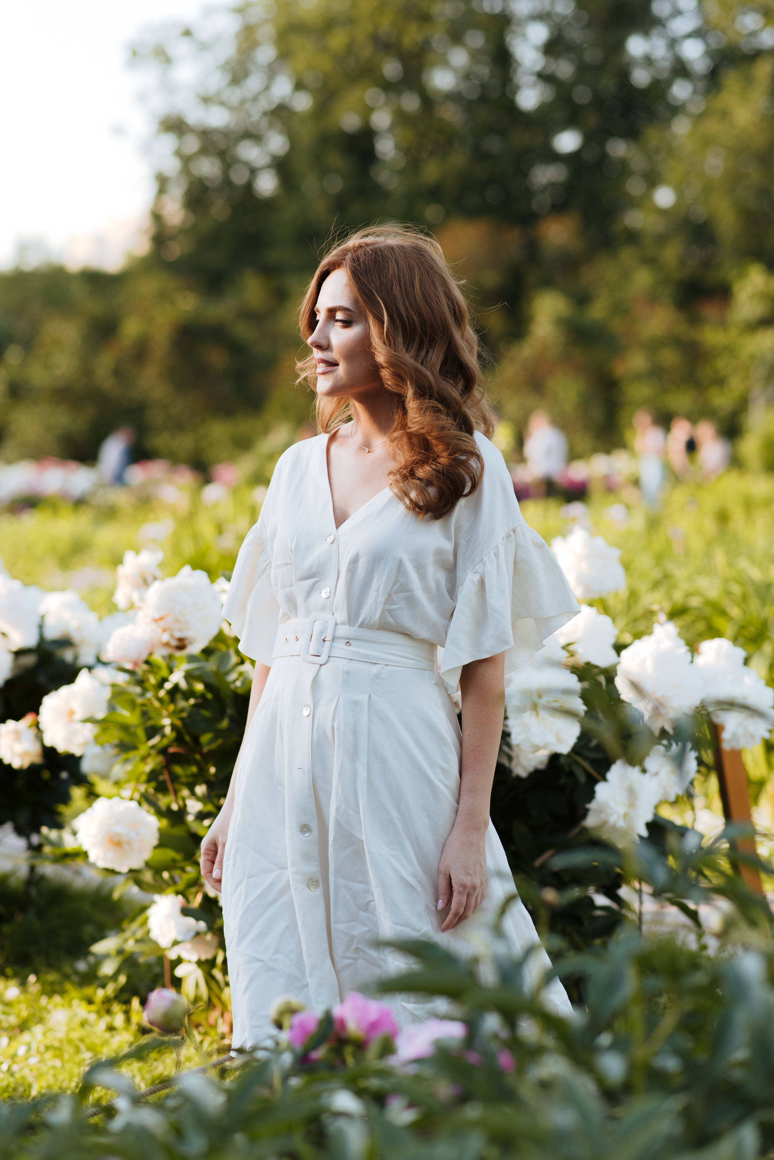 Алена, пионы. Свадебный фотограф в Москве Анна Полушина