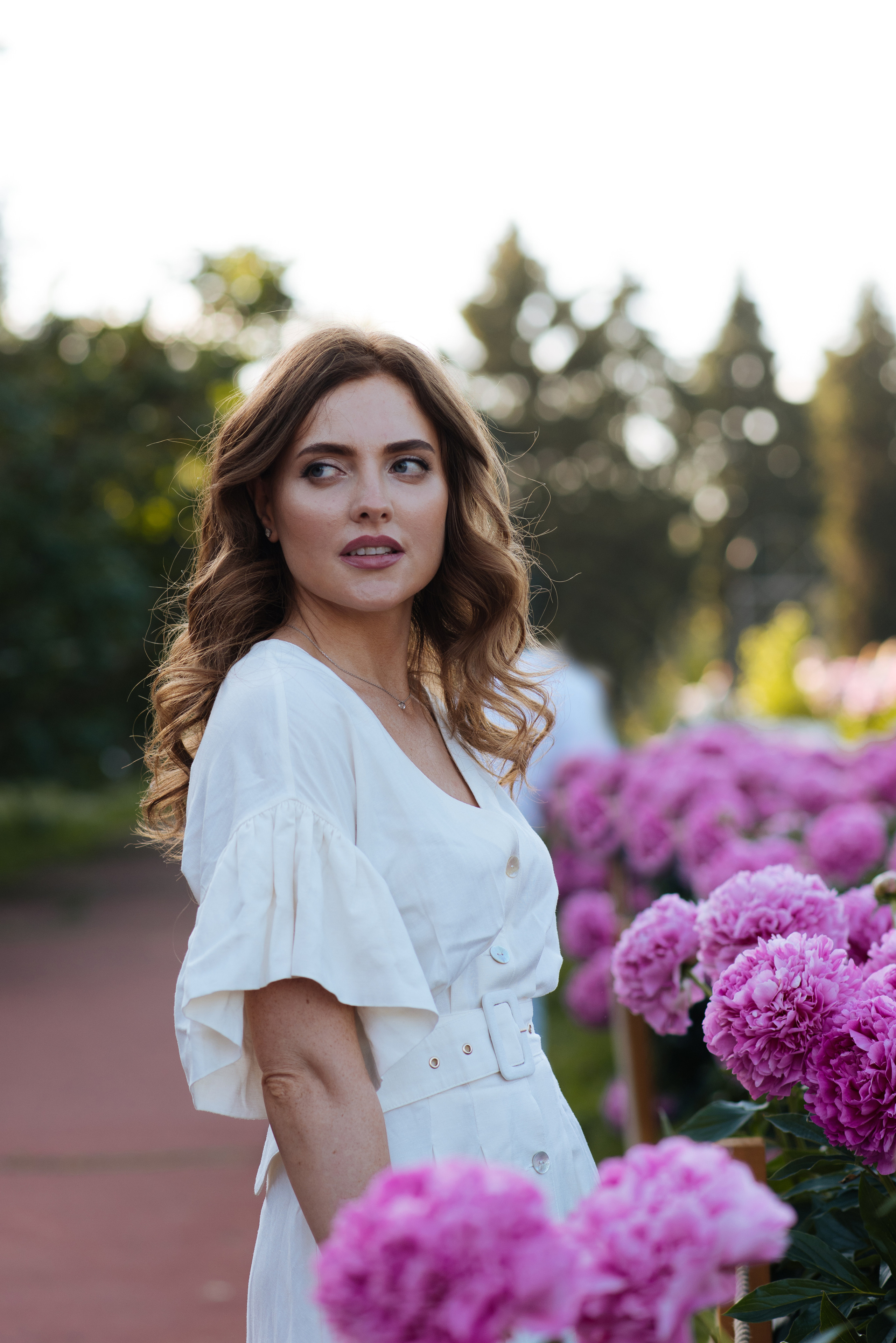 Алена, пионы. Свадебный фотограф в Москве Анна Полушина