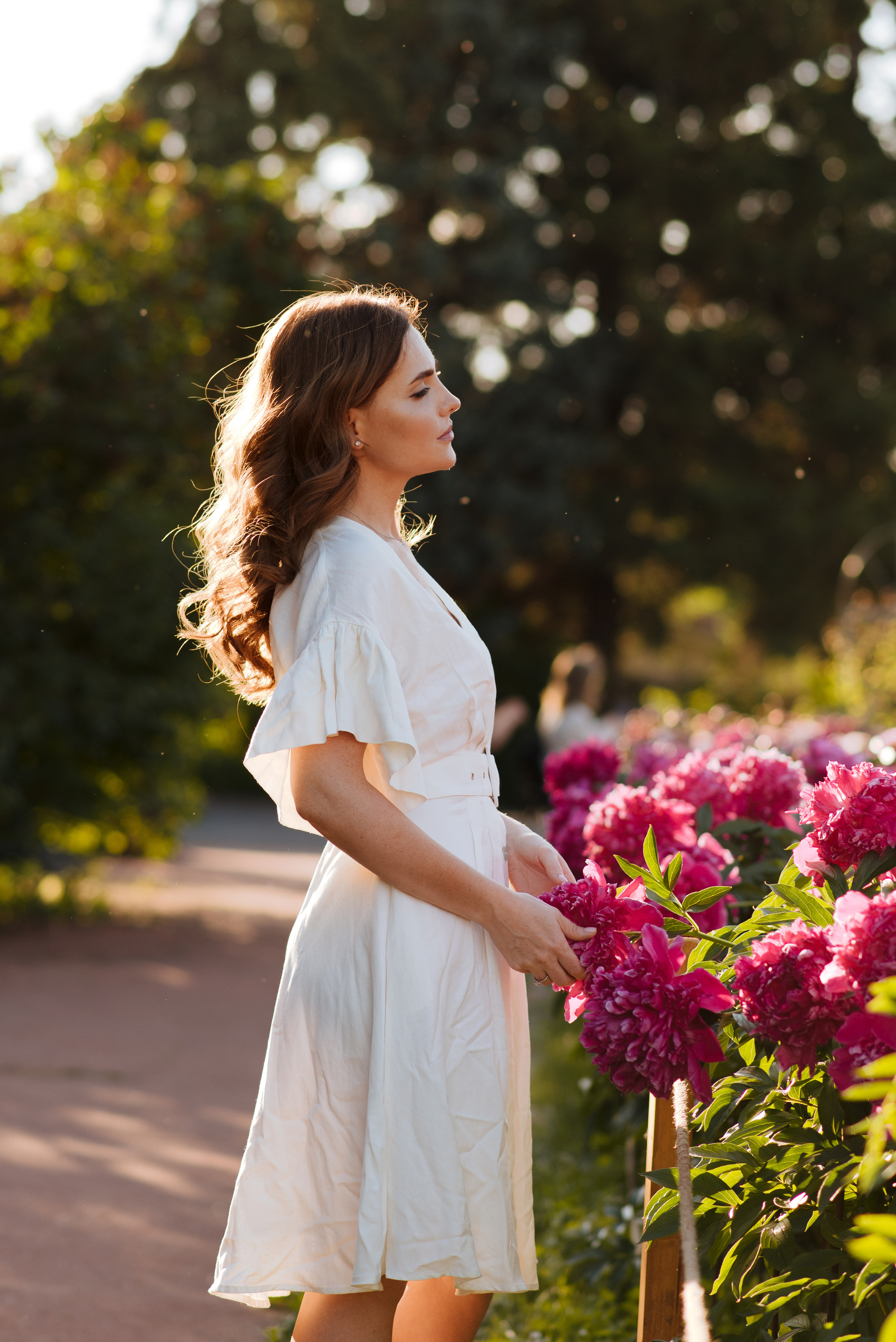 Алена, пионы. Свадебный фотограф в Москве Анна Полушина