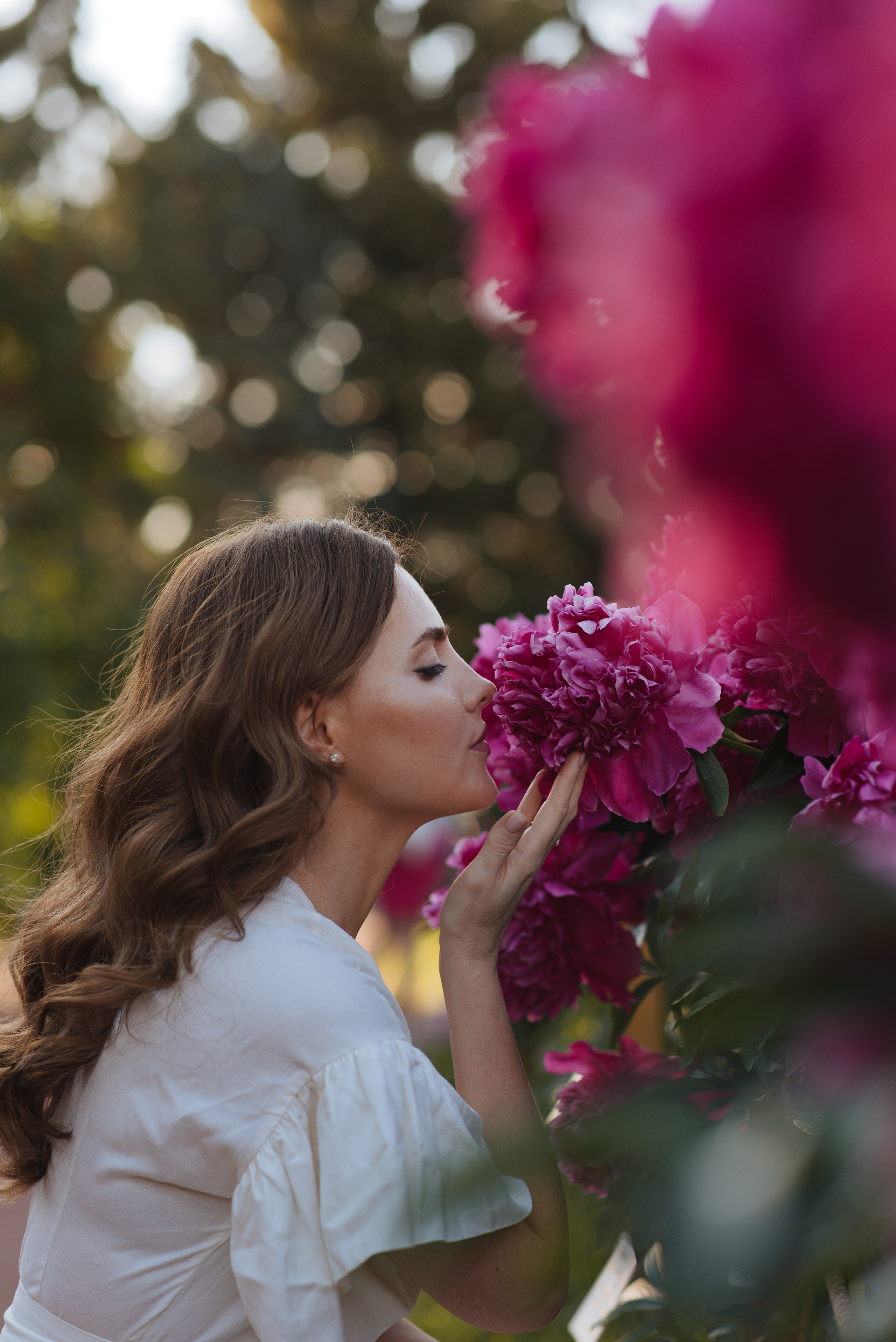 Алена, пионы. Свадебный фотограф в Москве Анна Полушина
