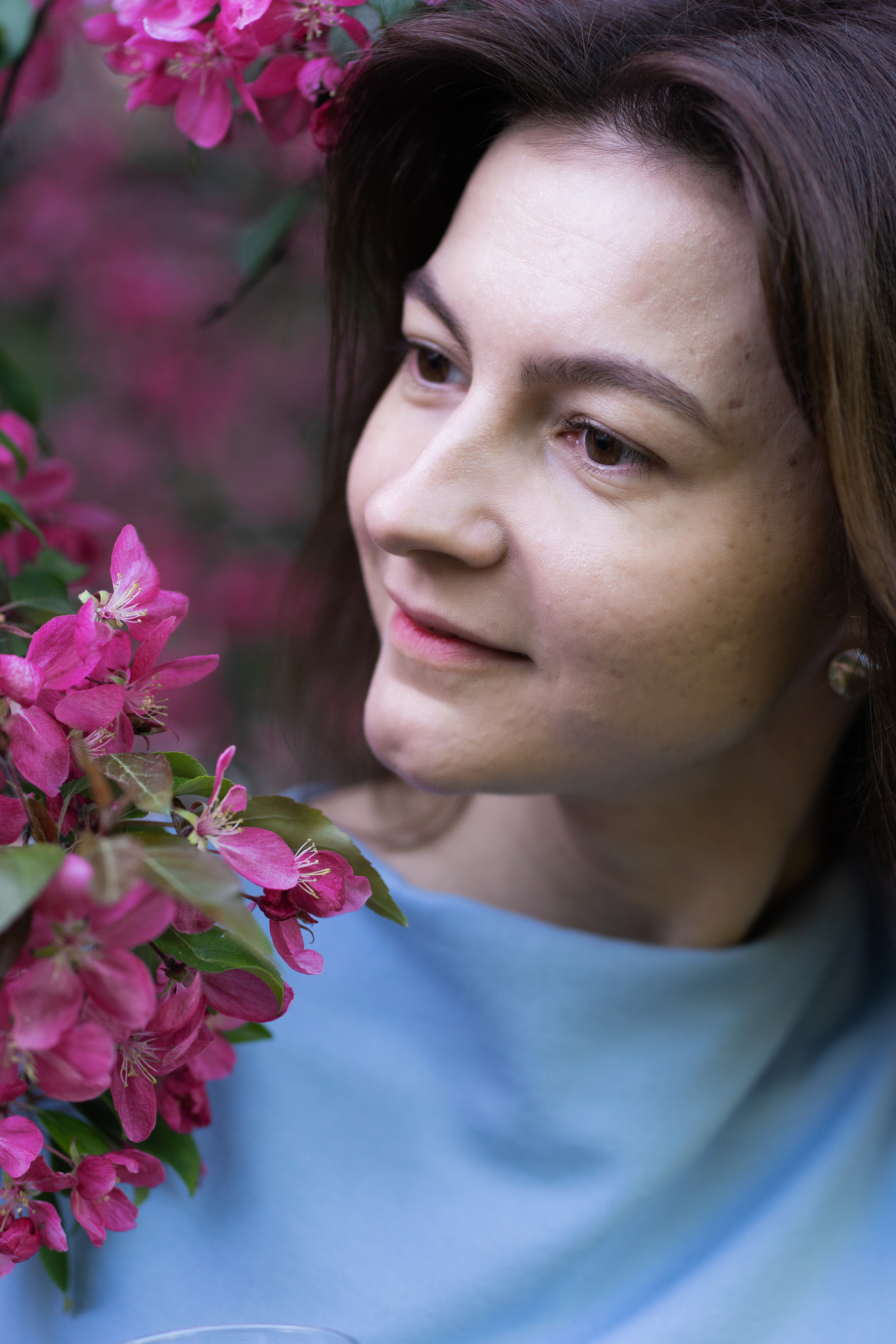 Леда, розовое цветение. Свадебный фотограф в Москве Анна Полушина