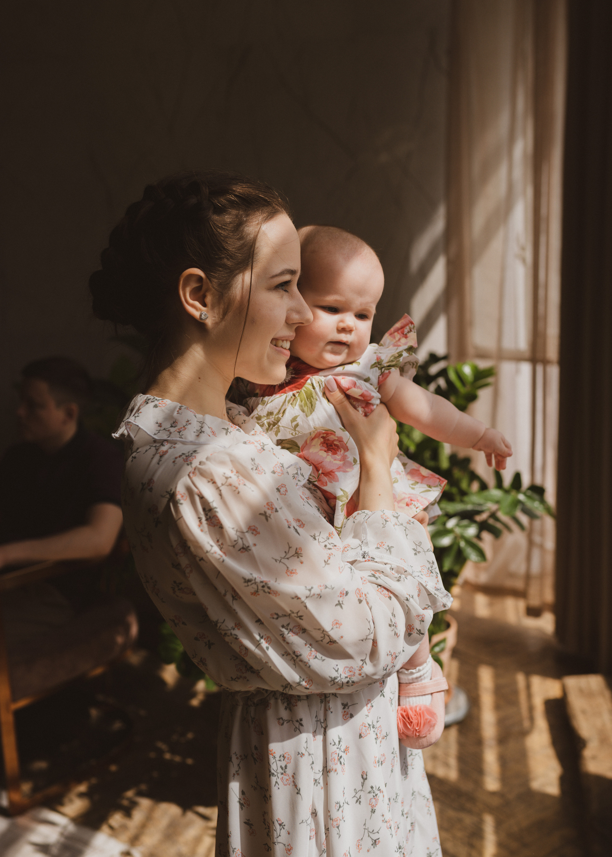 Семейная фотосессия в студии в Москве, семейный фотограф Анна Полушина. Свадебный фотограф в Москве Анна Полушина