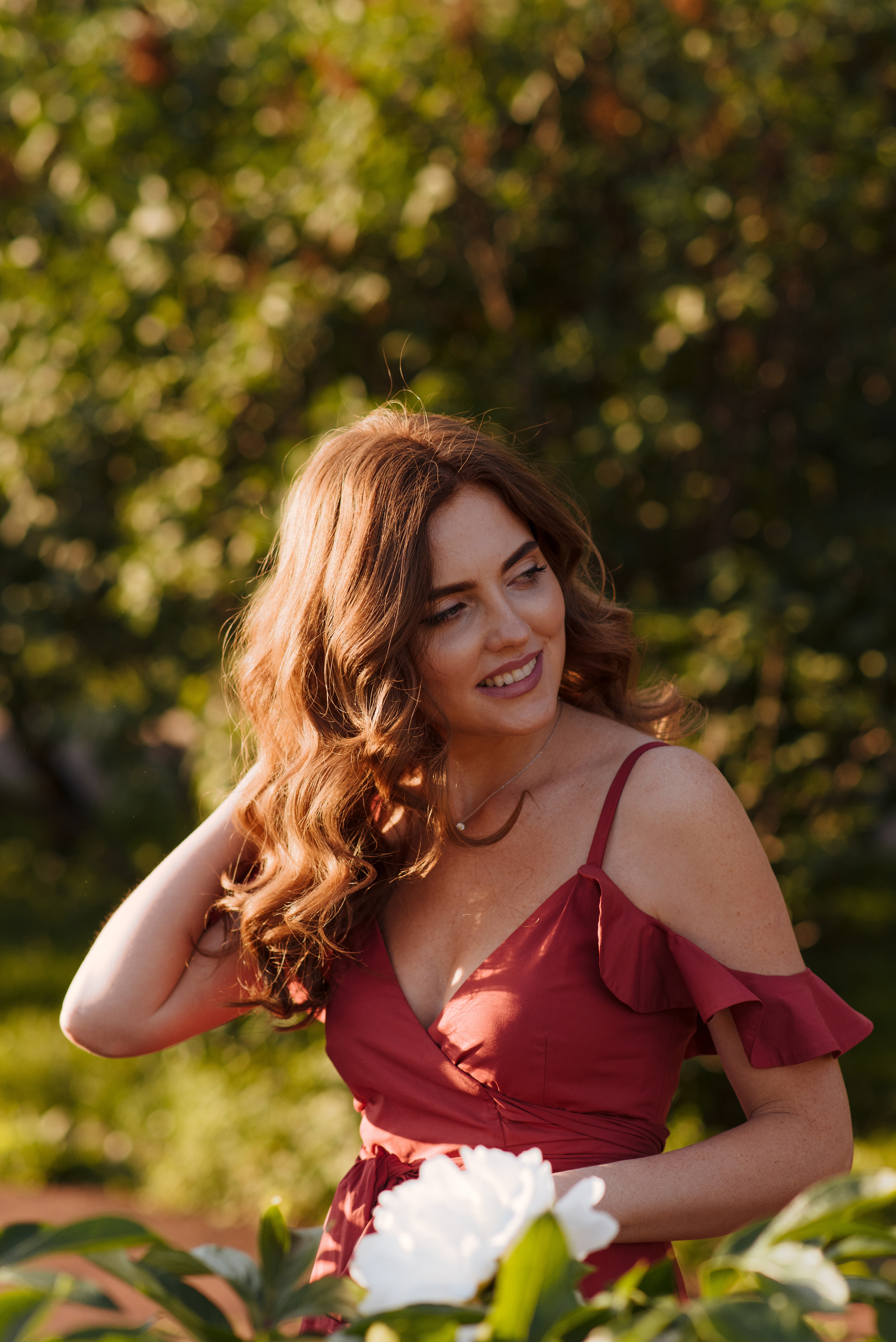 Алена, пионы. Свадебный фотограф в Москве Анна Полушина