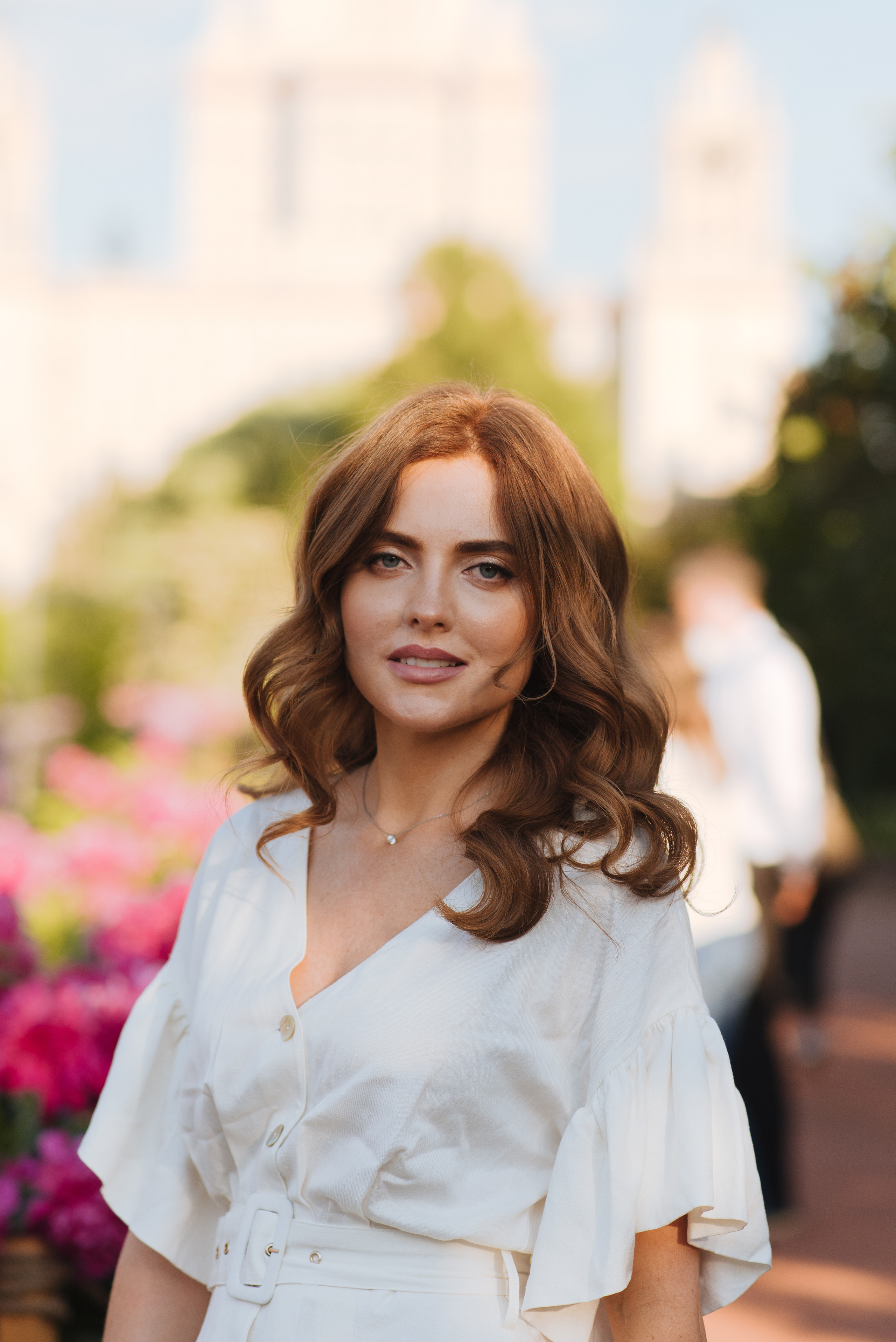 Алена, пионы. Свадебный фотограф в Москве Анна Полушина