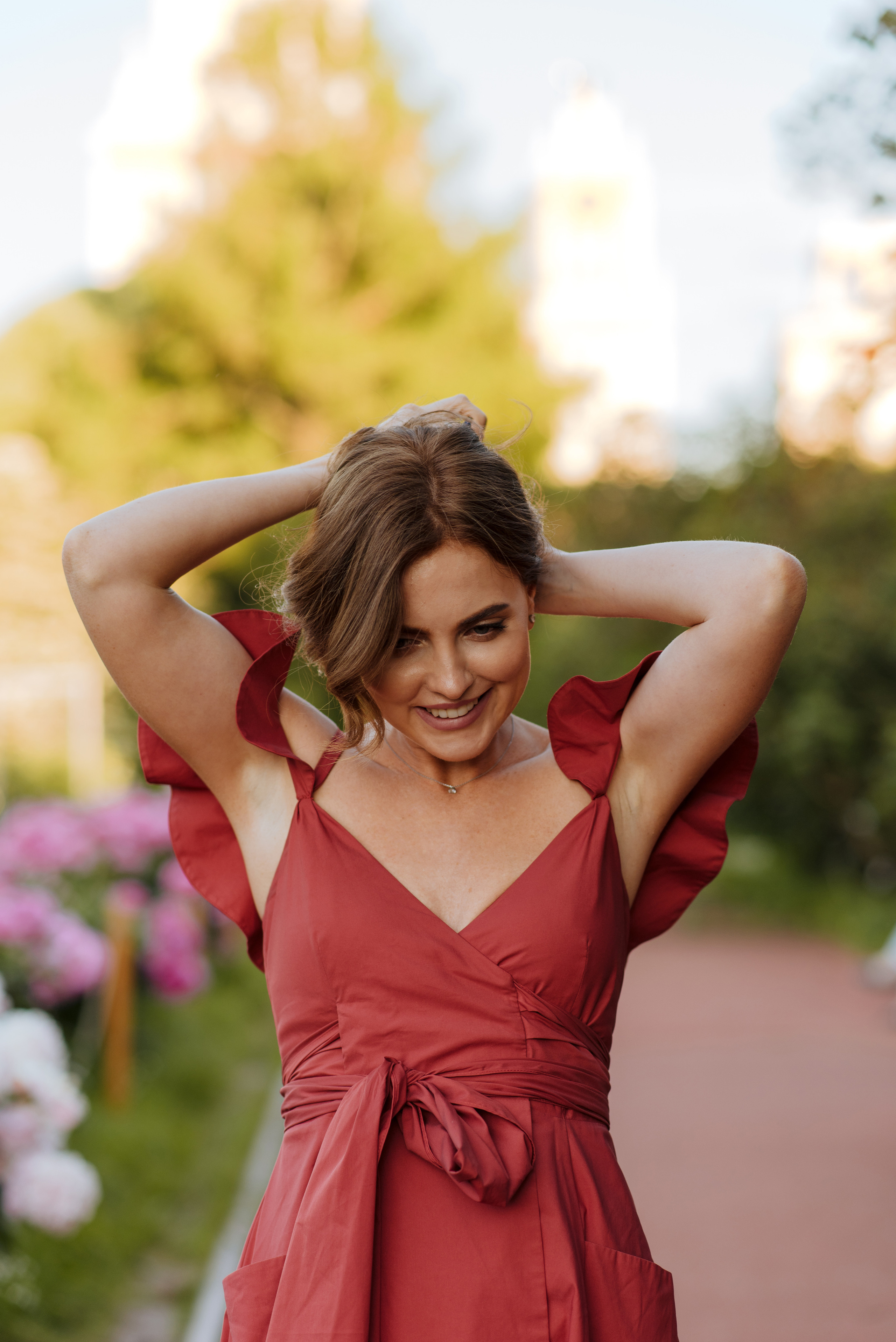 Алена, пионы. Свадебный фотограф в Москве Анна Полушина