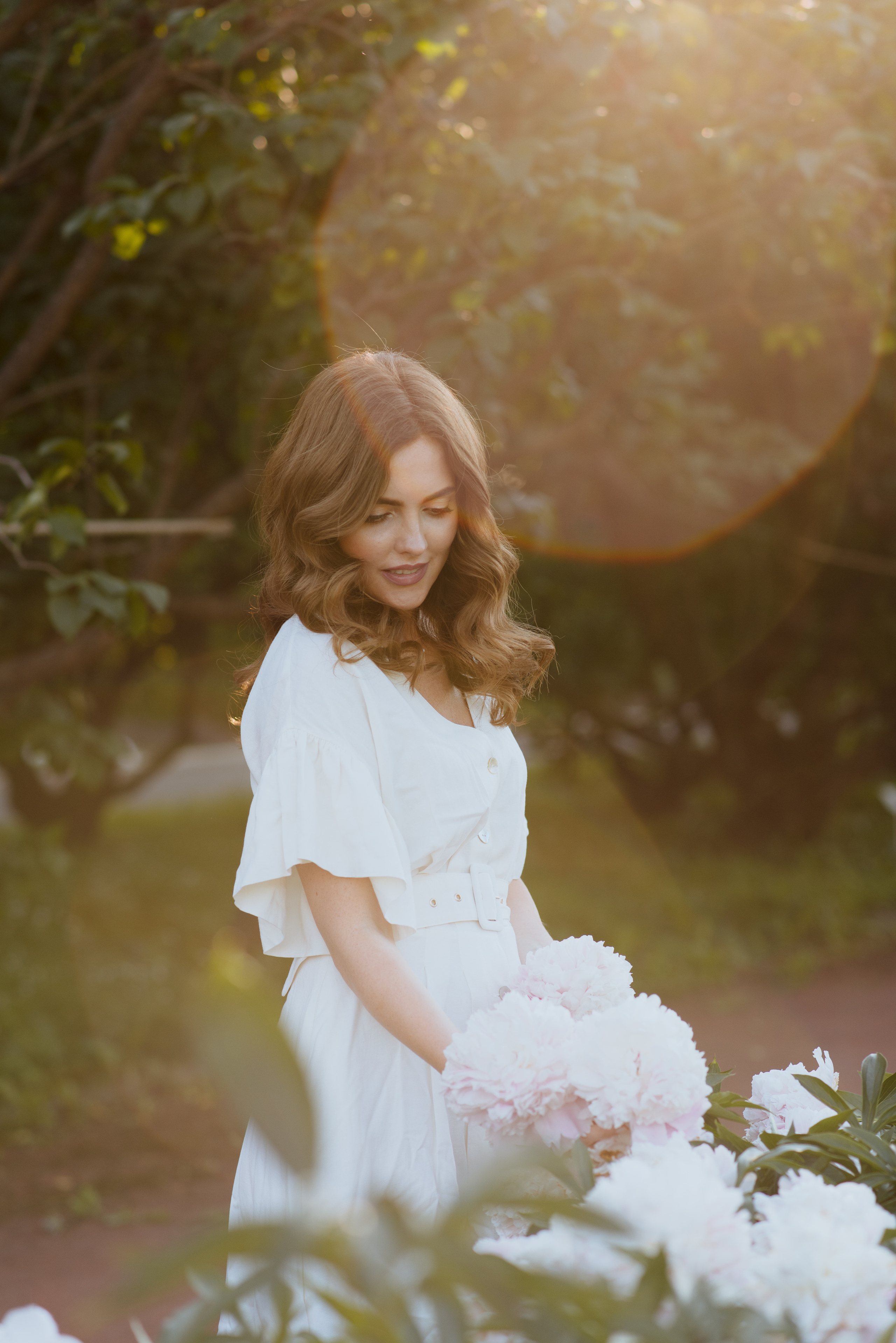 Алена, пионы. Свадебный фотограф в Москве Анна Полушина