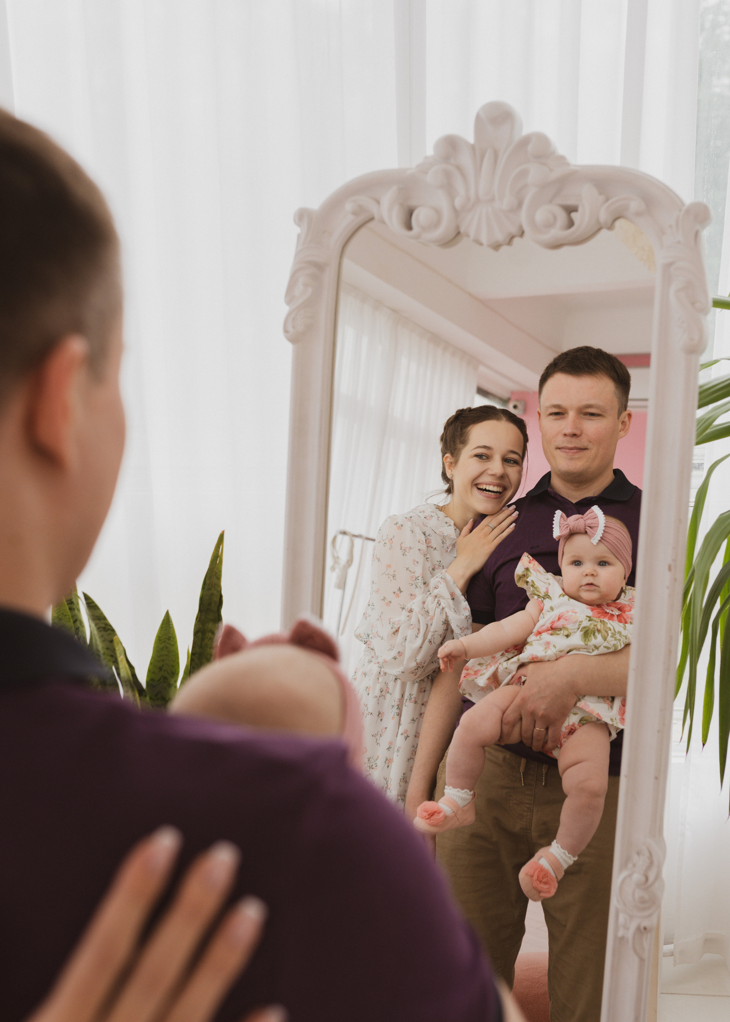 Семейная фотосессия в студии в Москве, семейный фотограф Анна Полушина. Свадебный фотограф в Москве Анна Полушина