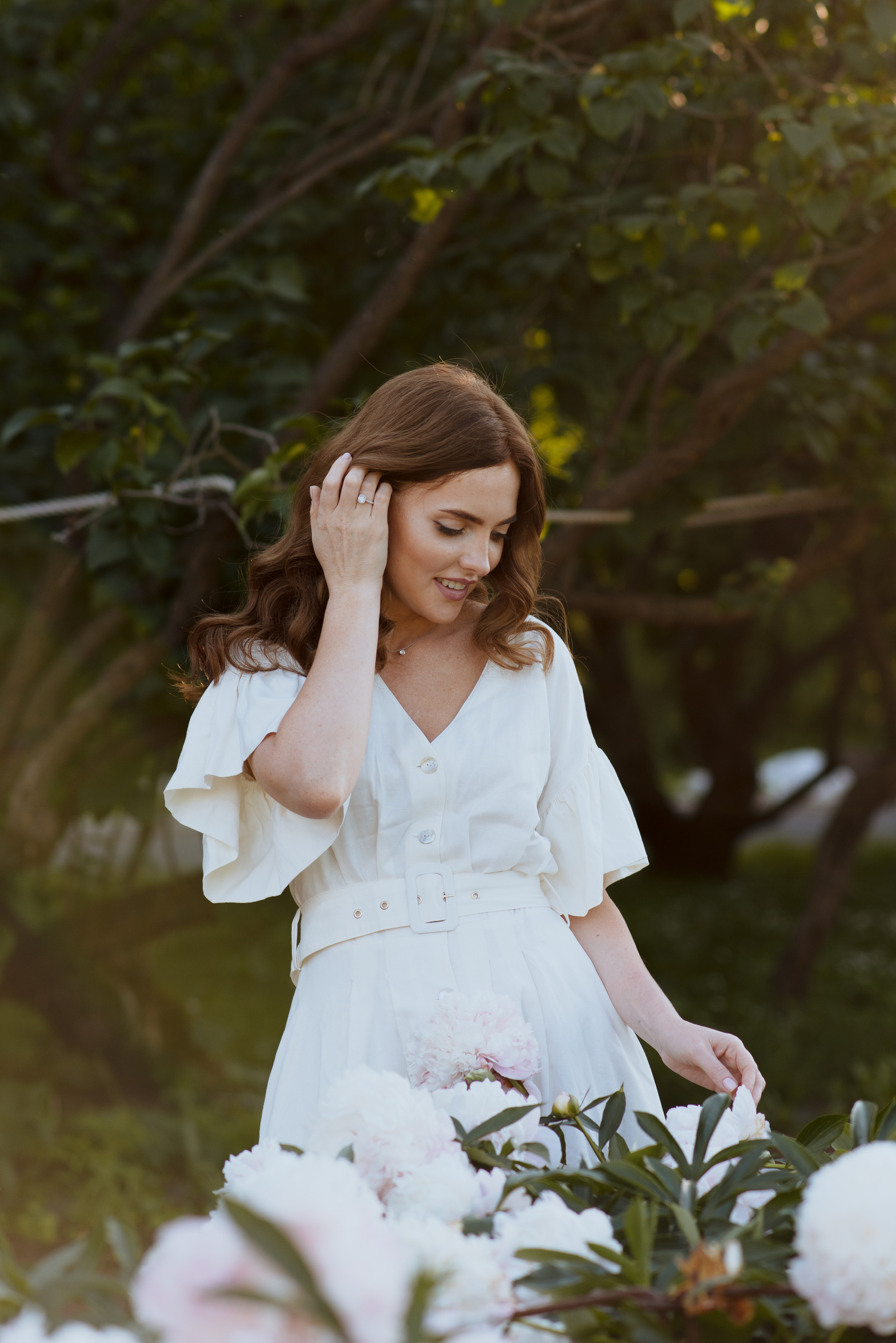 Алена, пионы. Свадебный фотограф в Москве Анна Полушина