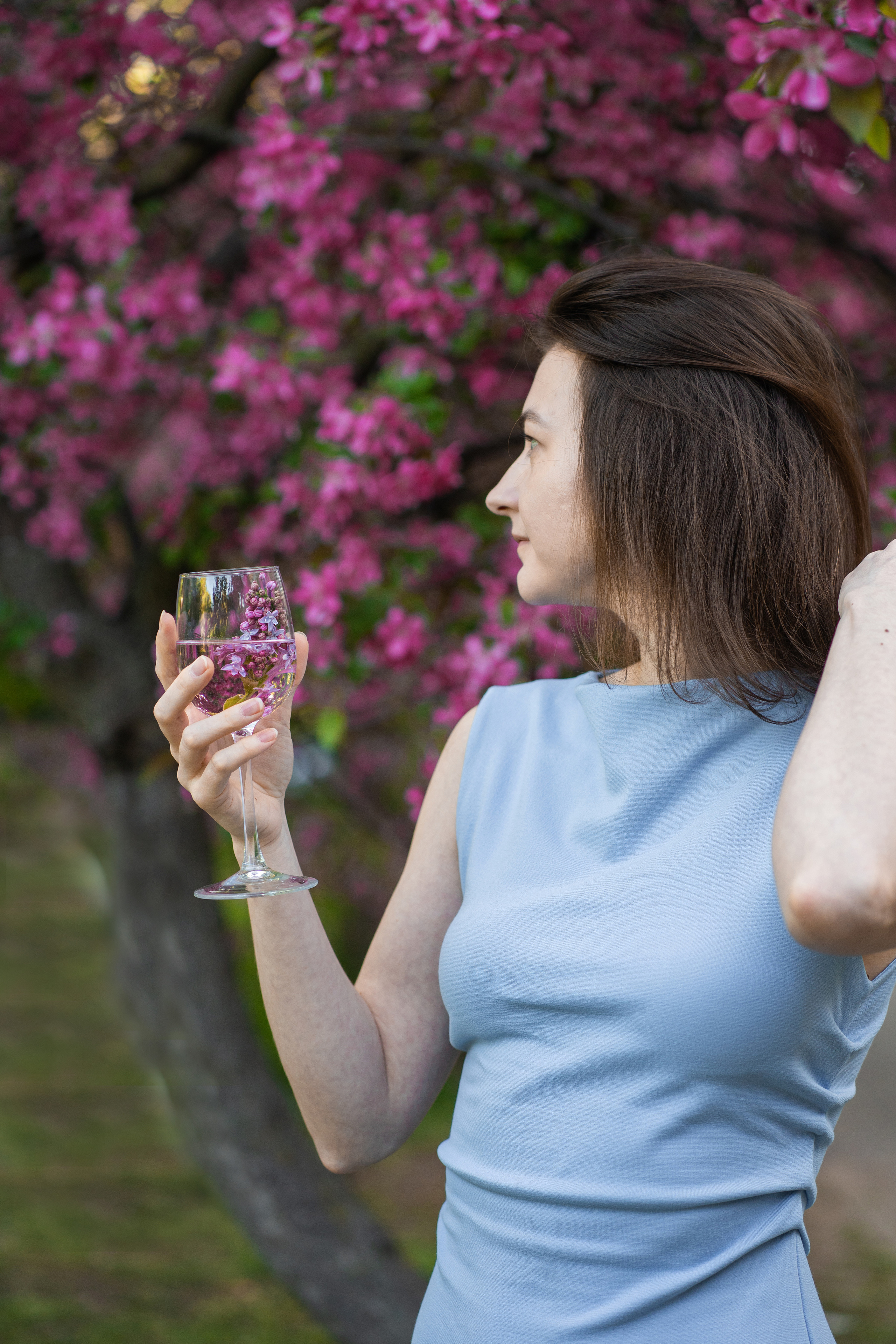 Леда, розовое цветение. Свадебный фотограф в Москве Анна Полушина