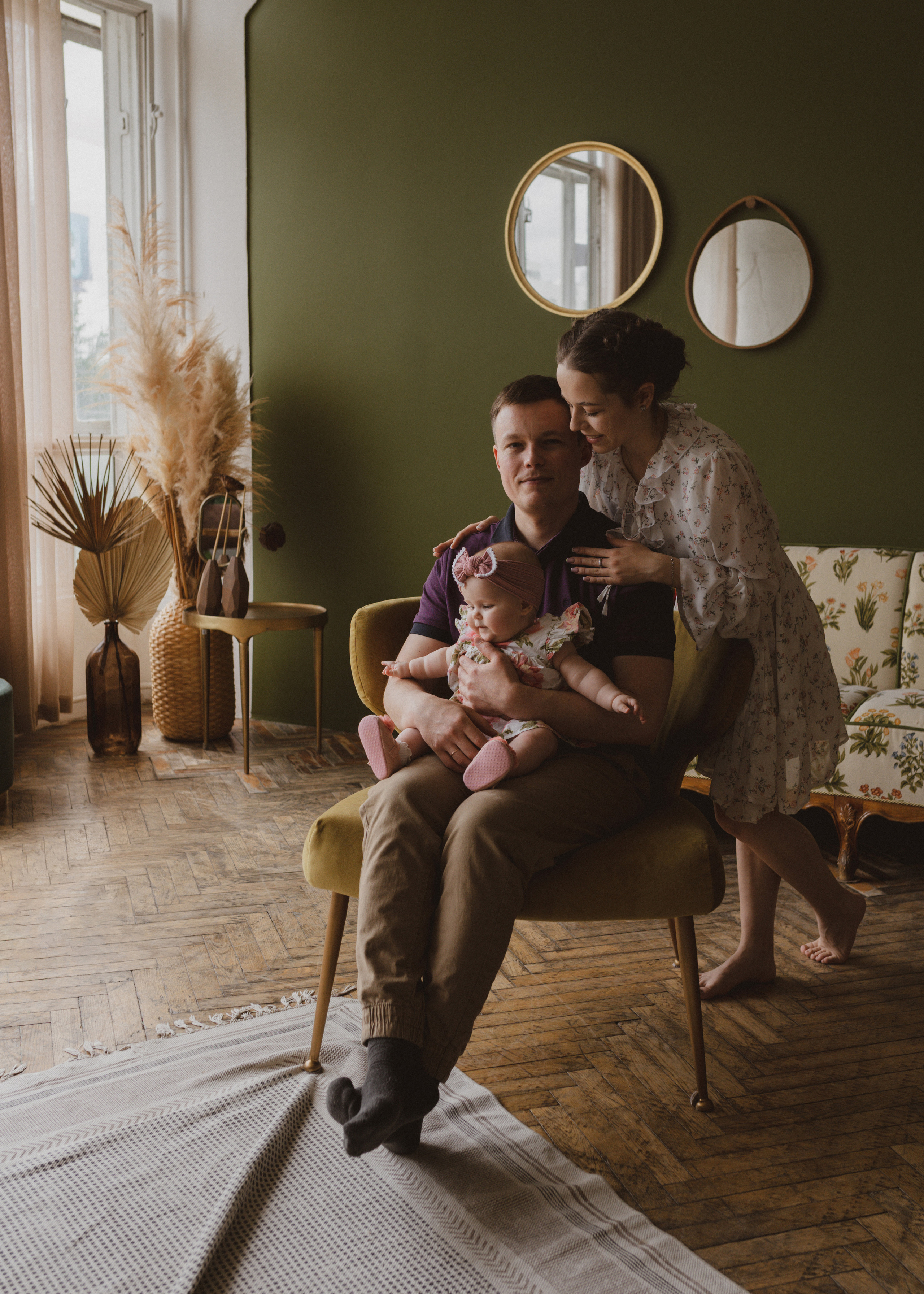 Семейная фотосессия в студии в Москве, семейный фотограф Анна Полушина. Свадебный фотограф в Москве Анна Полушина