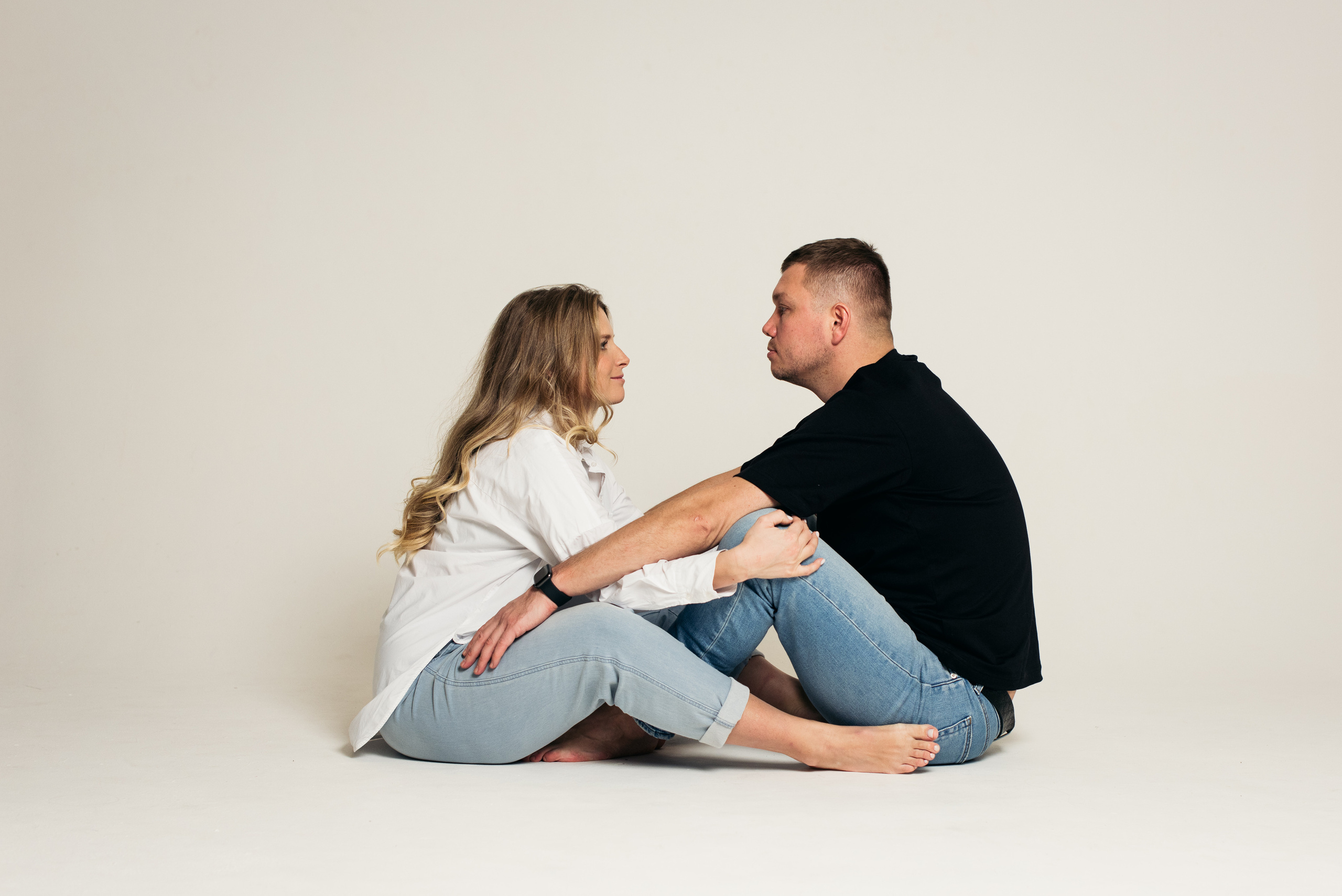 Семейная фотосессия в студии в Москве, семейный фотограф Анна Полушина. Свадебный фотограф в Москве Анна Полушина