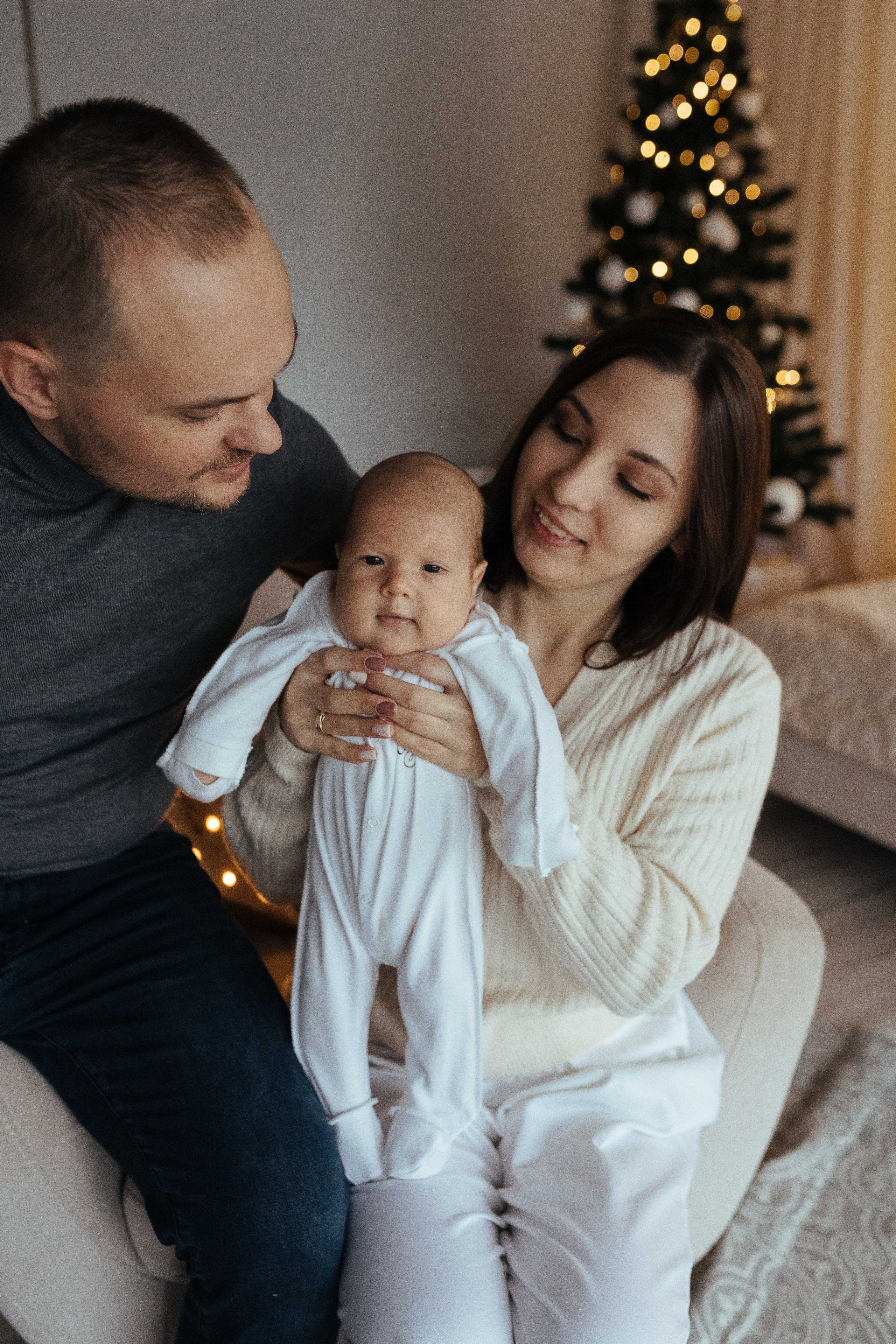 Семейная фотосессия в студии в Москве, семейный фотограф Анна Полушина. Свадебный фотограф в Москве Анна Полушина
