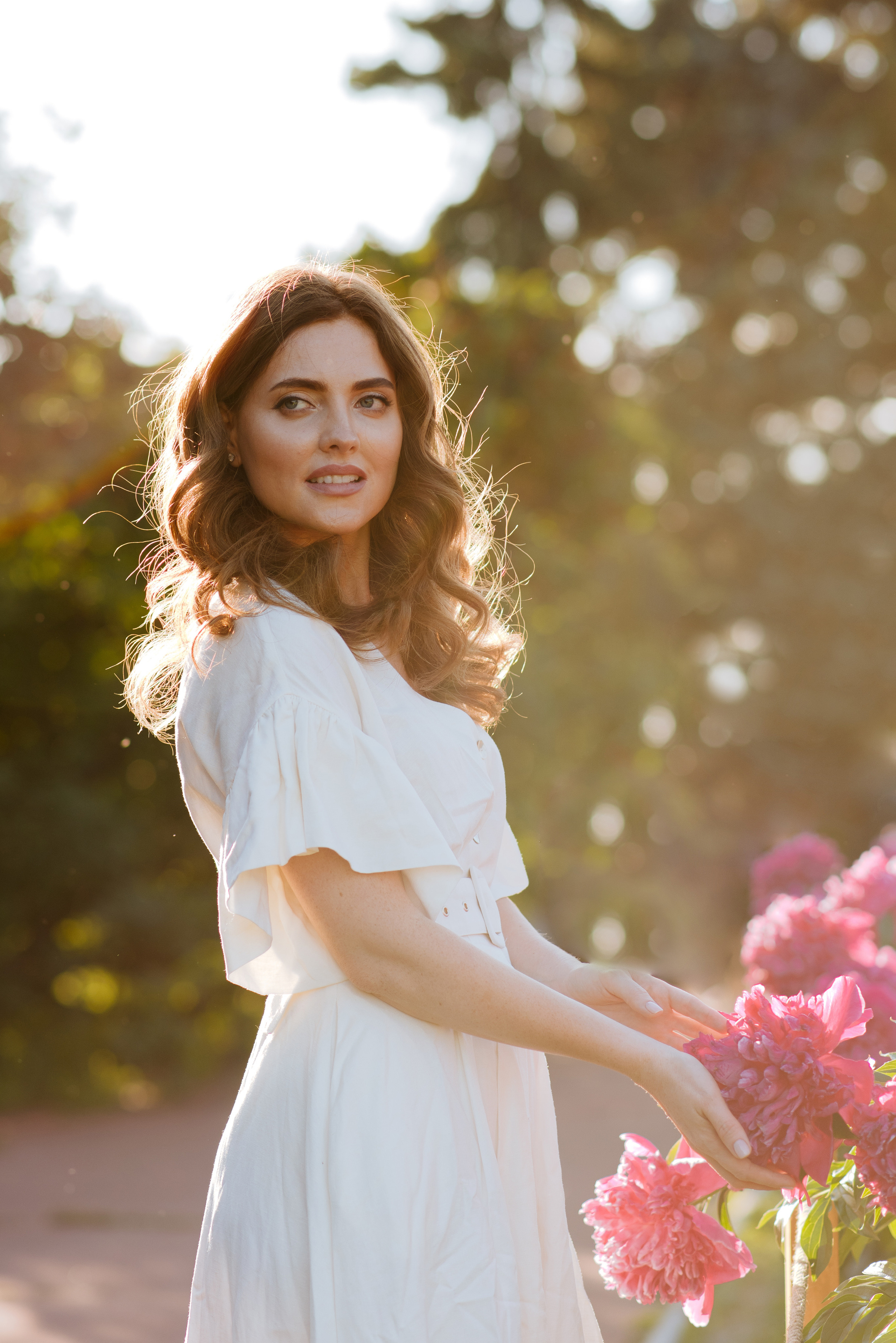 Алена, пионы. Свадебный фотограф в Москве Анна Полушина