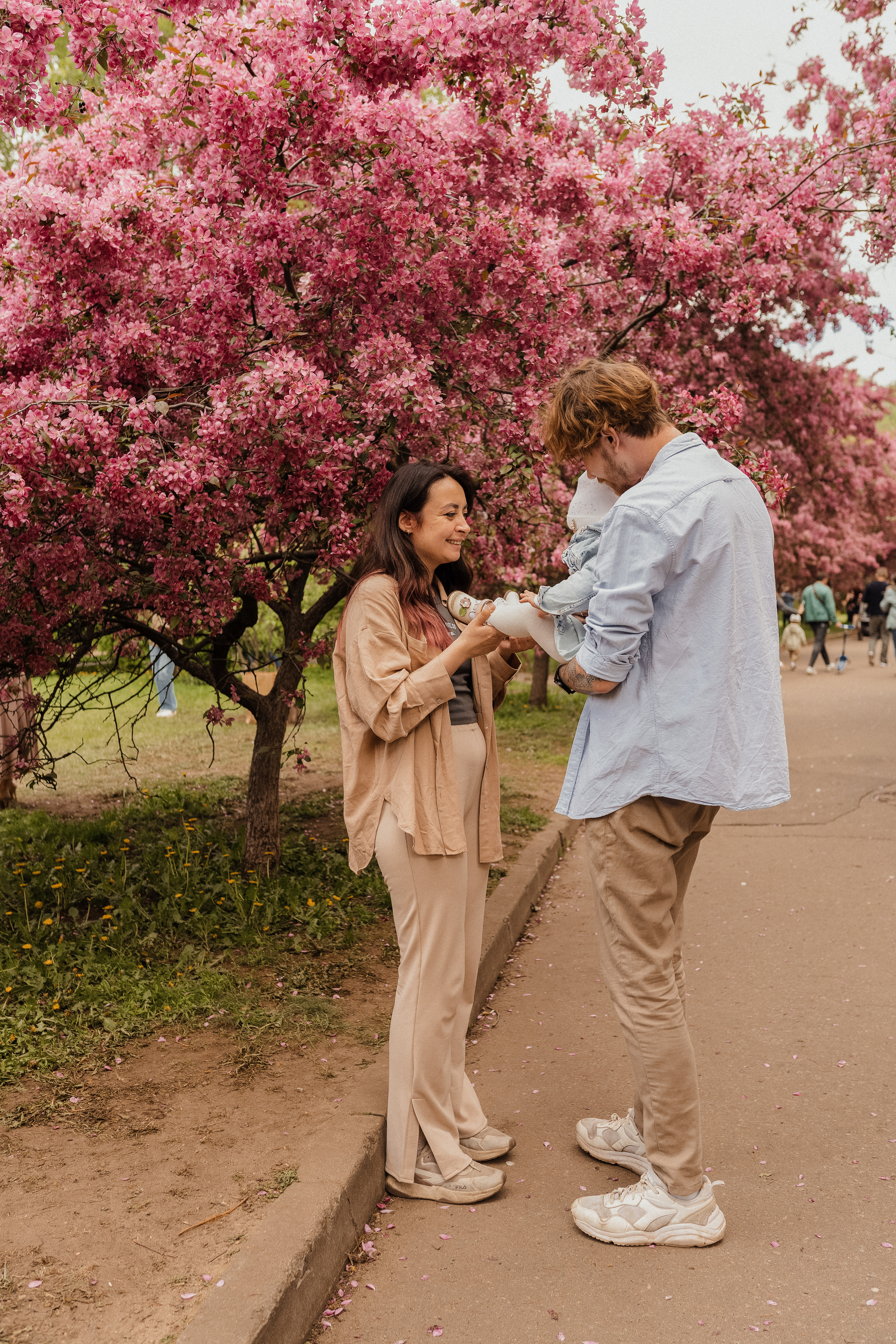 Семейная фотосессия в студии в Москве, семейный фотограф Анна Полушина. Свадебный фотограф в Москве Анна Полушина