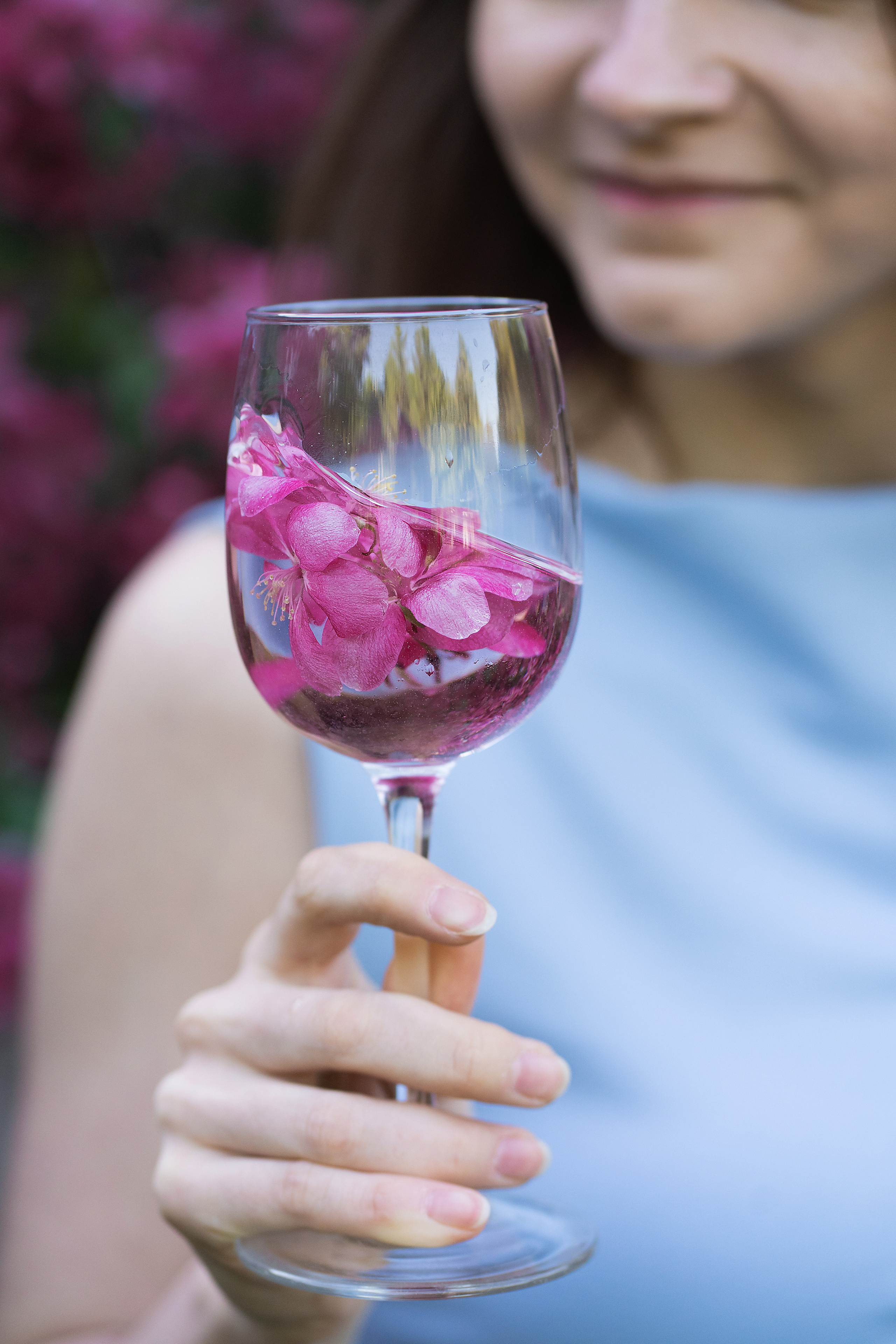 Леда, розовое цветение. Свадебный фотограф в Москве Анна Полушина