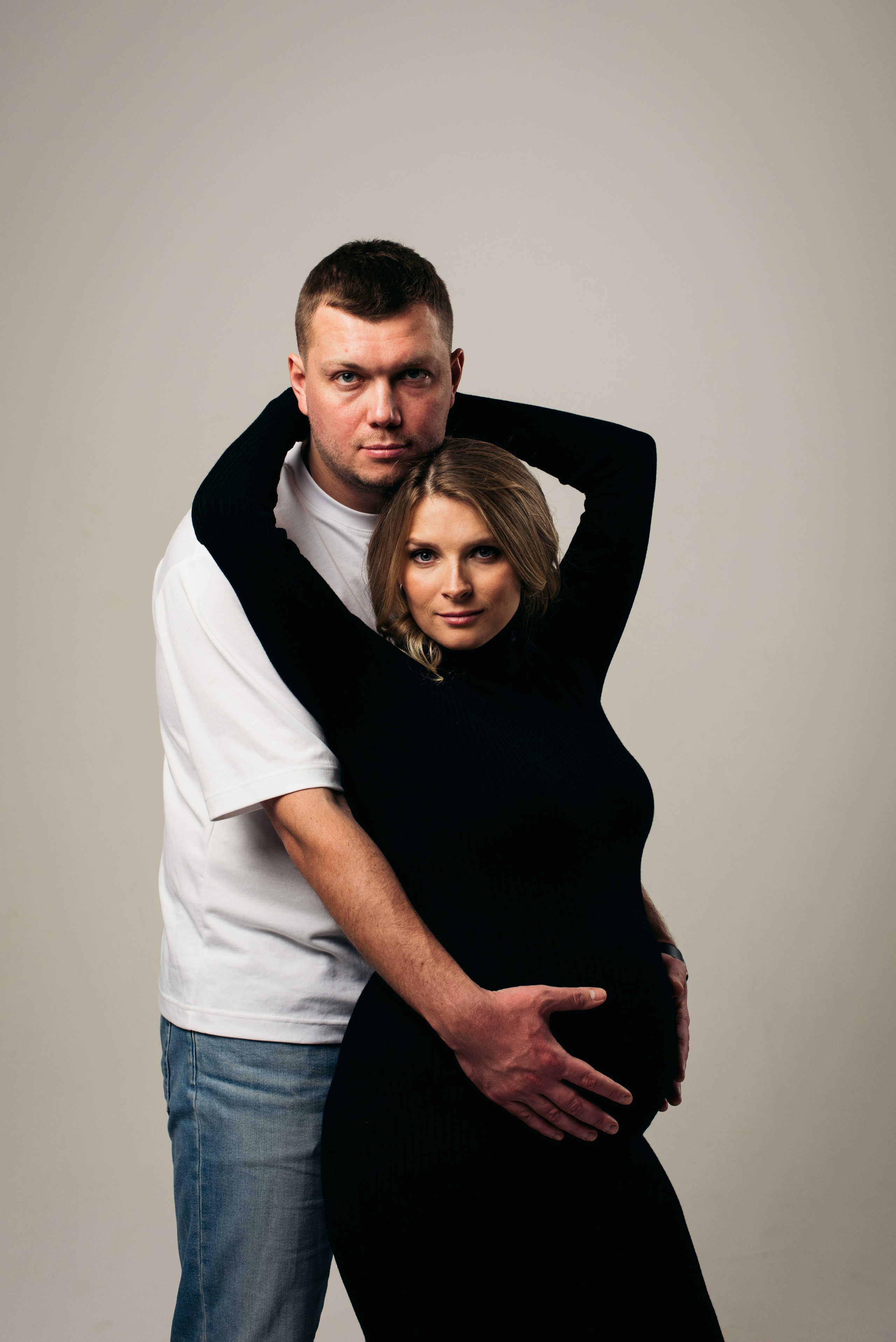 Семейная фотосессия в студии в Москве, семейный фотограф Анна Полушина. Свадебный фотограф в Москве Анна Полушина