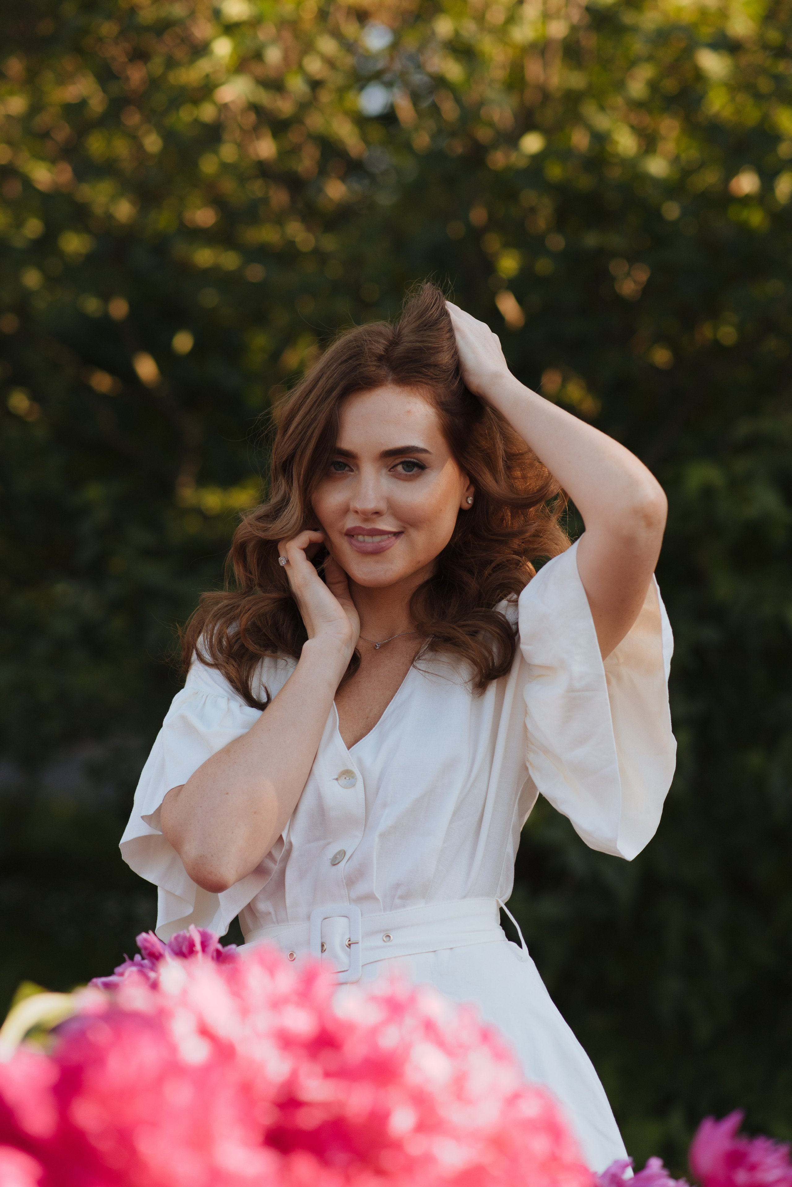 Алена, пионы. Свадебный фотограф в Москве Анна Полушина