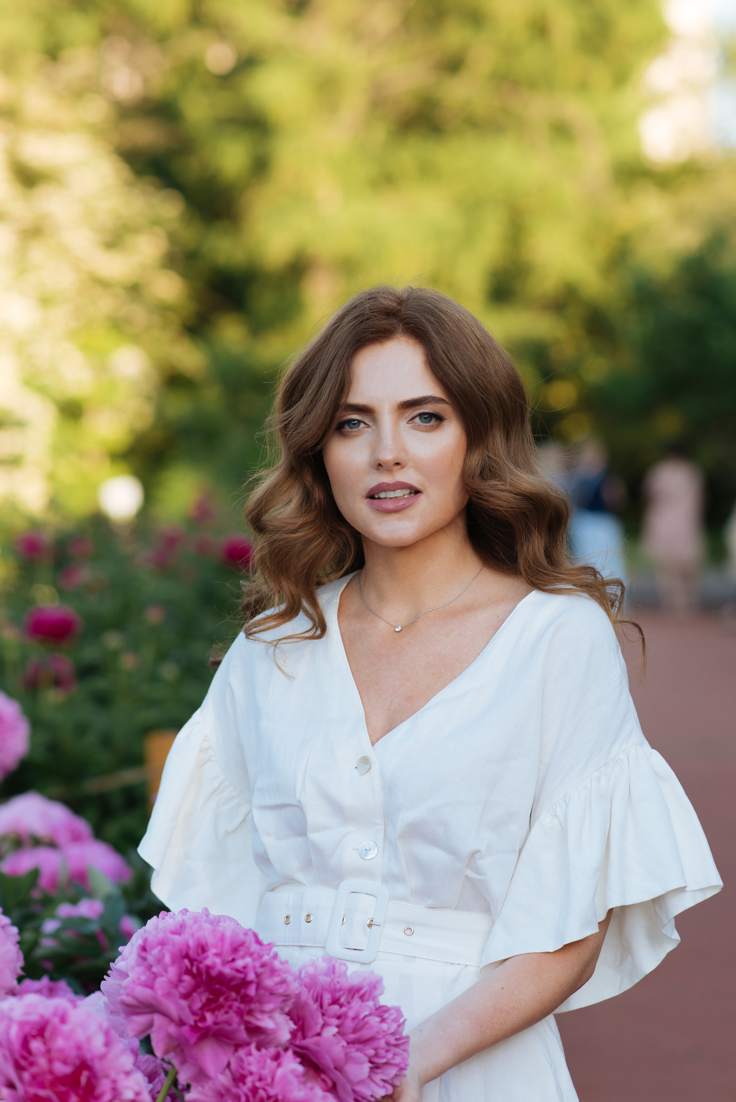 Алена, пионы. Свадебный фотограф в Москве Анна Полушина