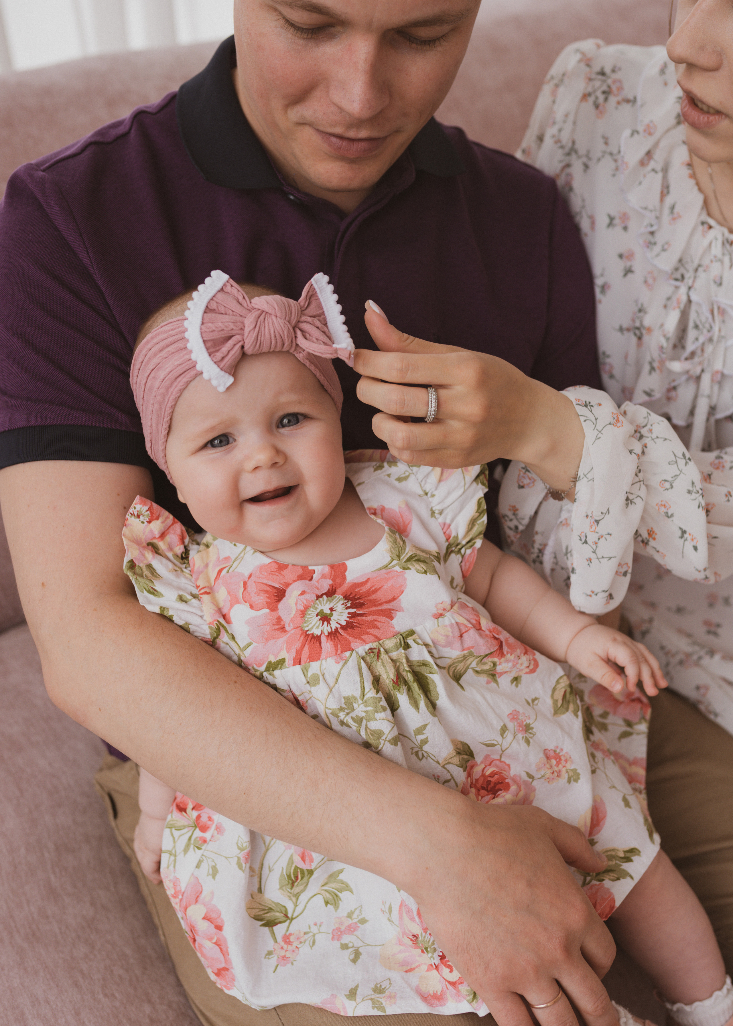 Семейная фотосессия в студии в Москве, семейный фотограф Анна Полушина. Свадебный фотограф в Москве Анна Полушина