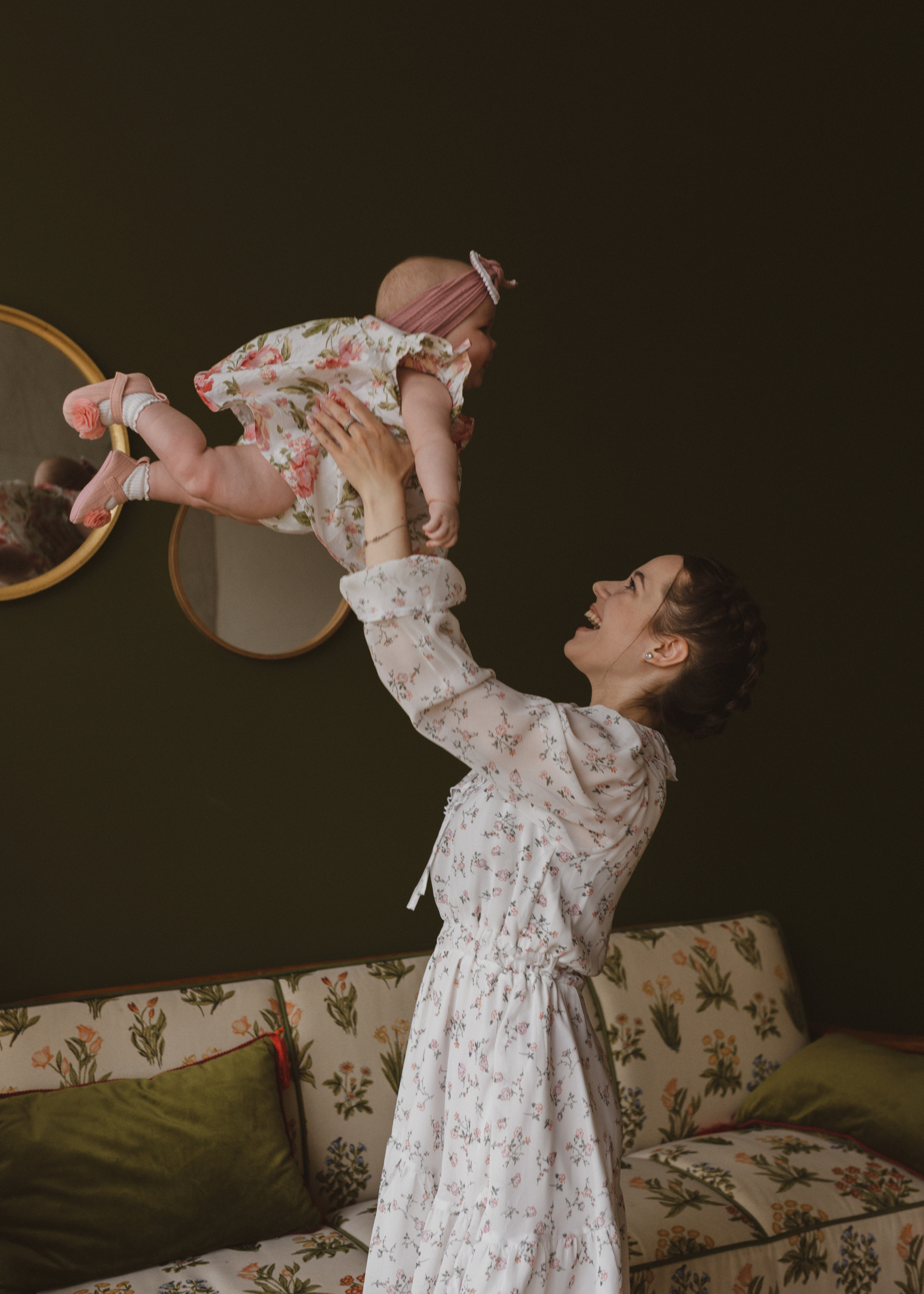 Семейная фотосессия в студии в Москве, семейный фотограф Анна Полушина. Свадебный фотограф в Москве Анна Полушина