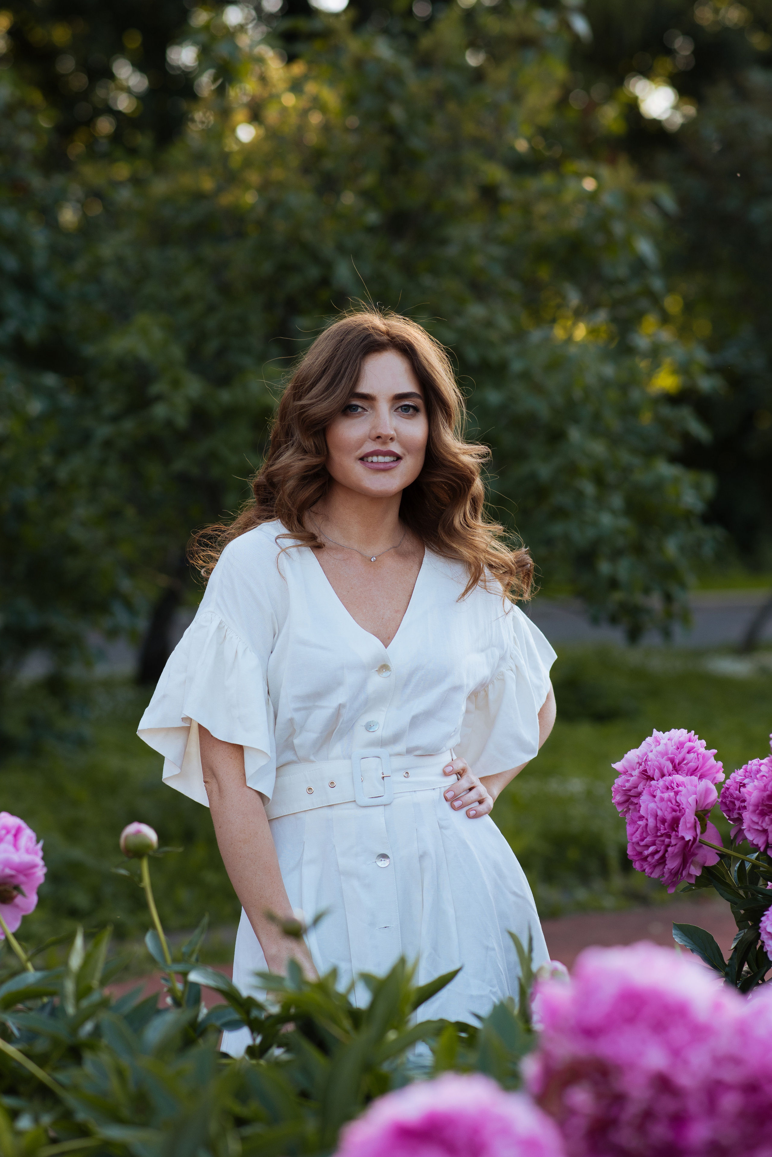 Алена, пионы. Свадебный фотограф в Москве Анна Полушина