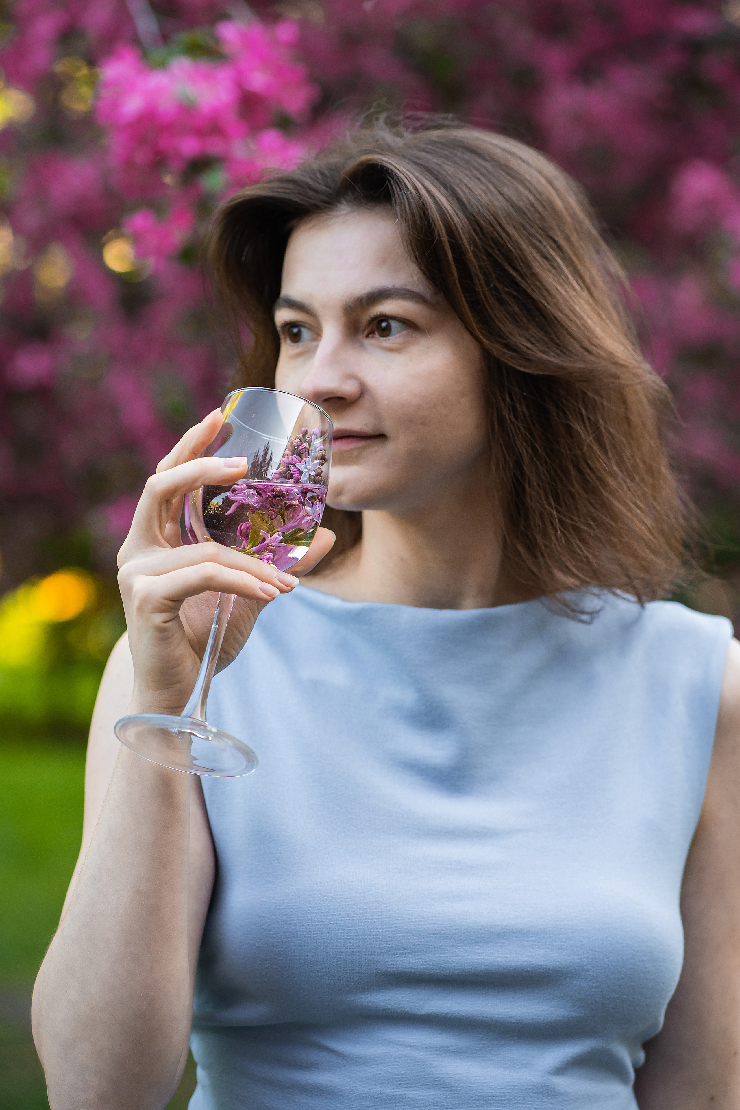 Леда, розовое цветение. Свадебный фотограф в Москве Анна Полушина