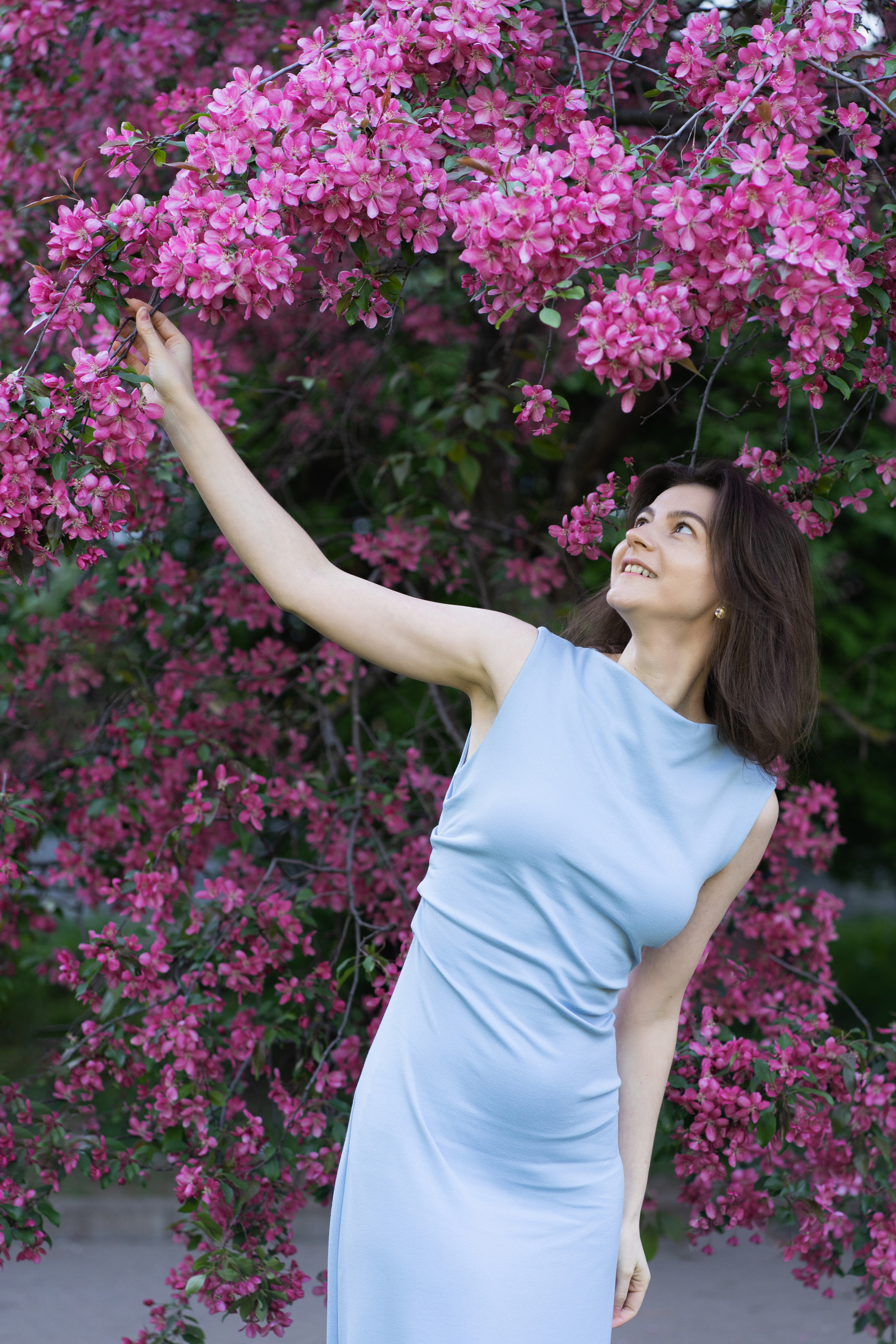 Леда, розовое цветение. Свадебный фотограф в Москве Анна Полушина