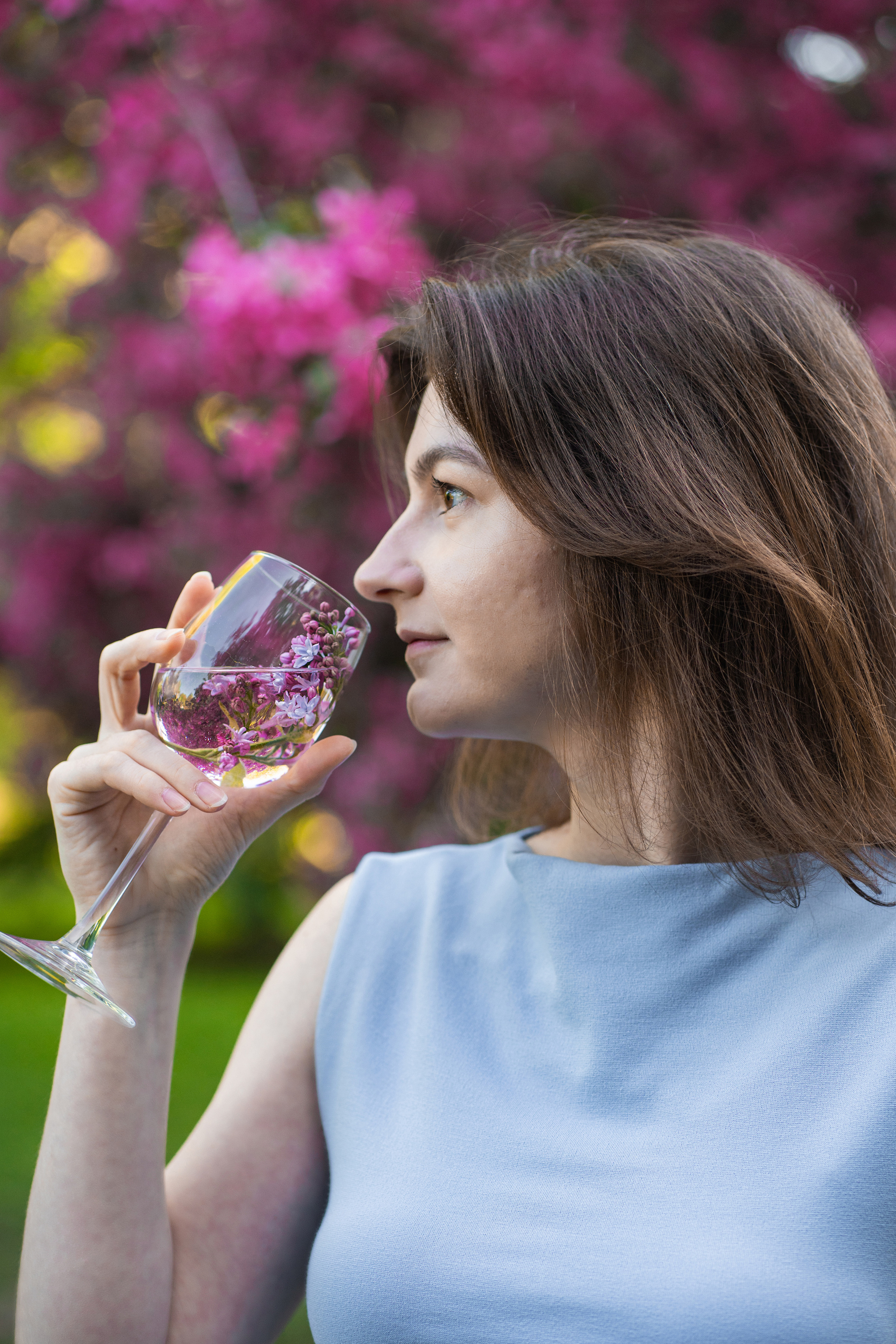 Леда, розовое цветение. Свадебный фотограф в Москве Анна Полушина